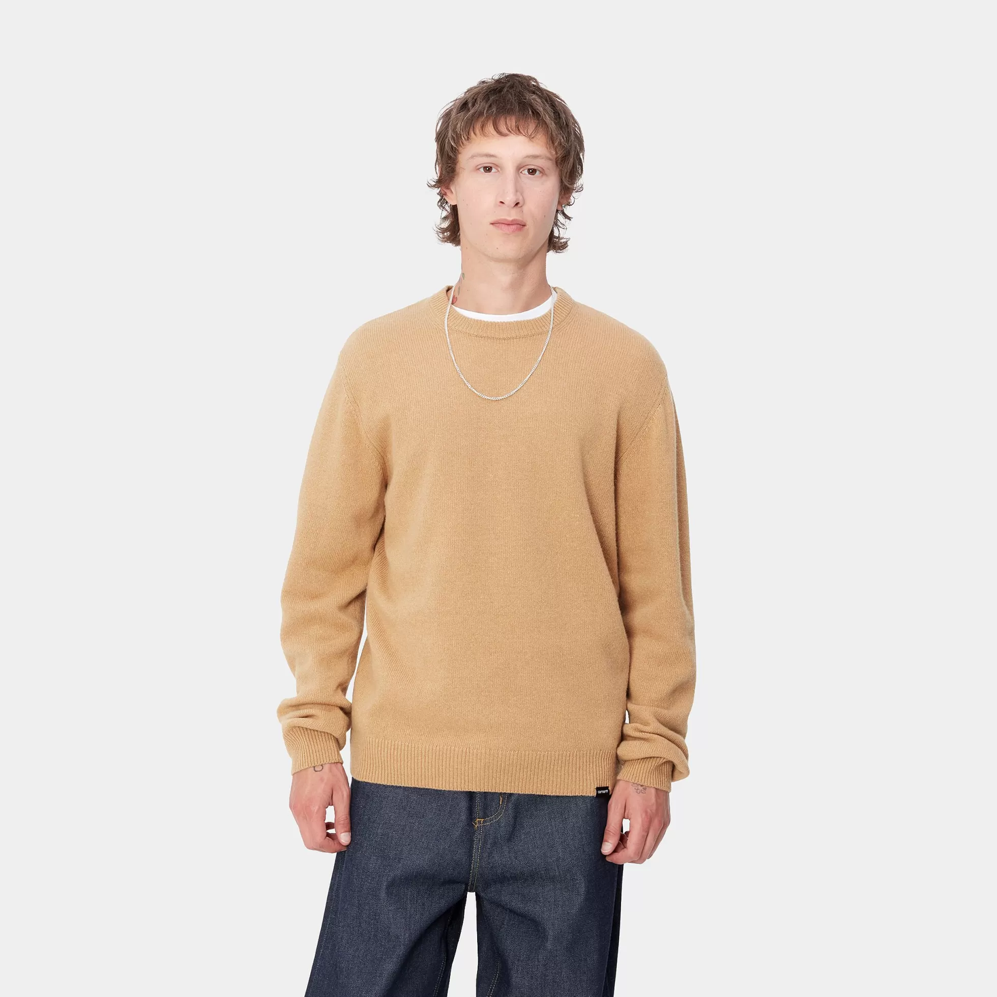 Mailles^Carhartt WIP Alten Sweater Peanut