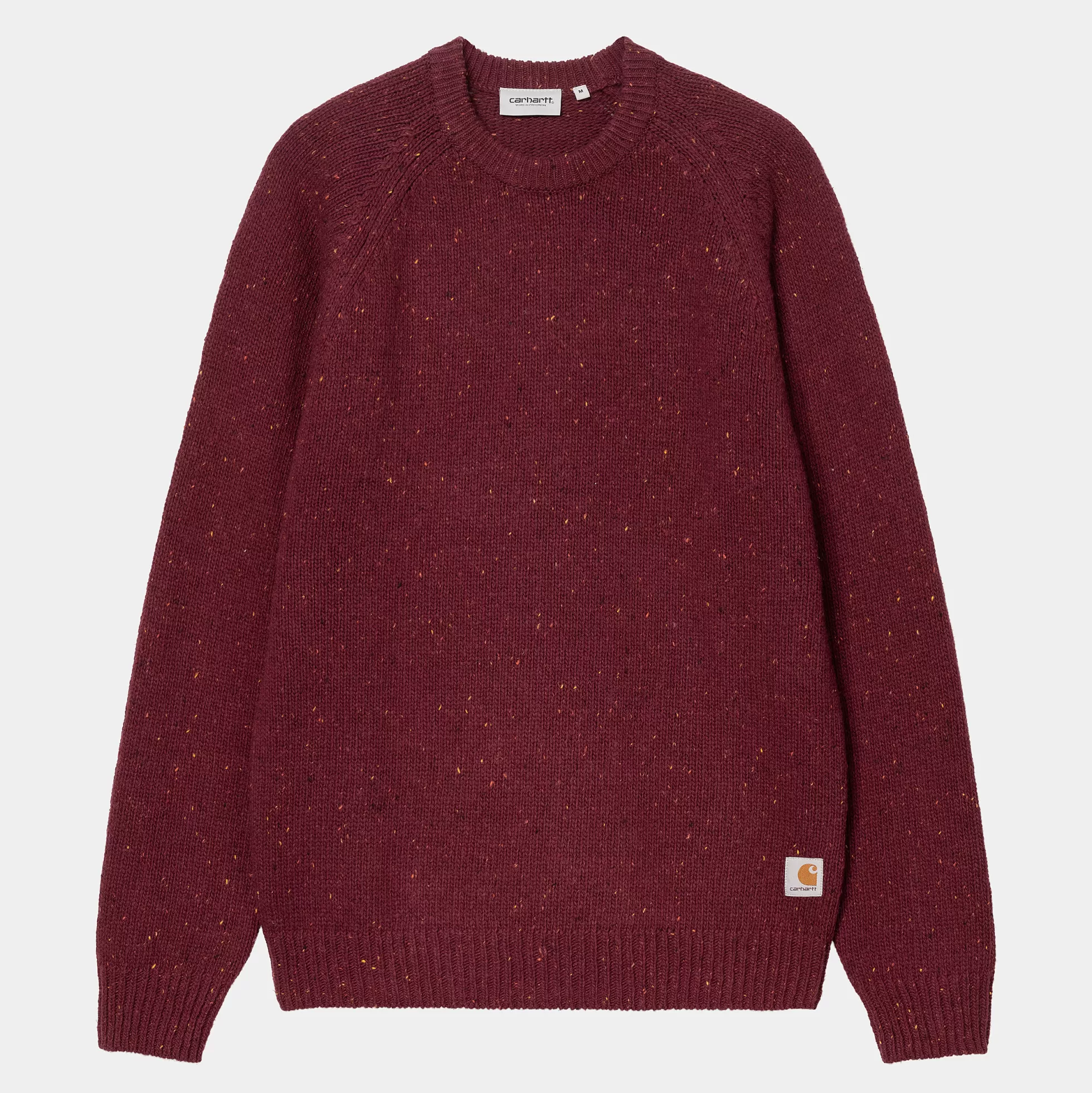 Mailles^Carhartt WIP Anglistic Sweater Speckled Malbec