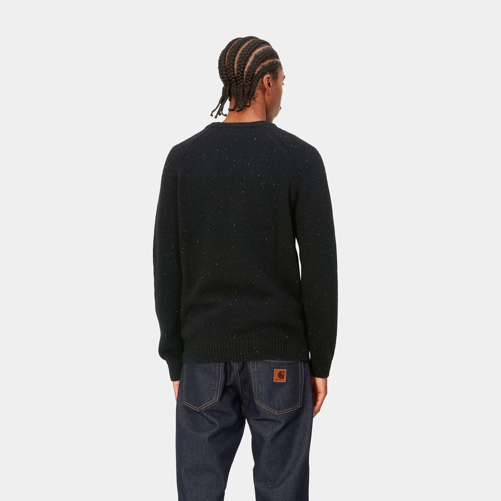 Mailles^Carhartt WIP Anglistic Sweater Speckled Black