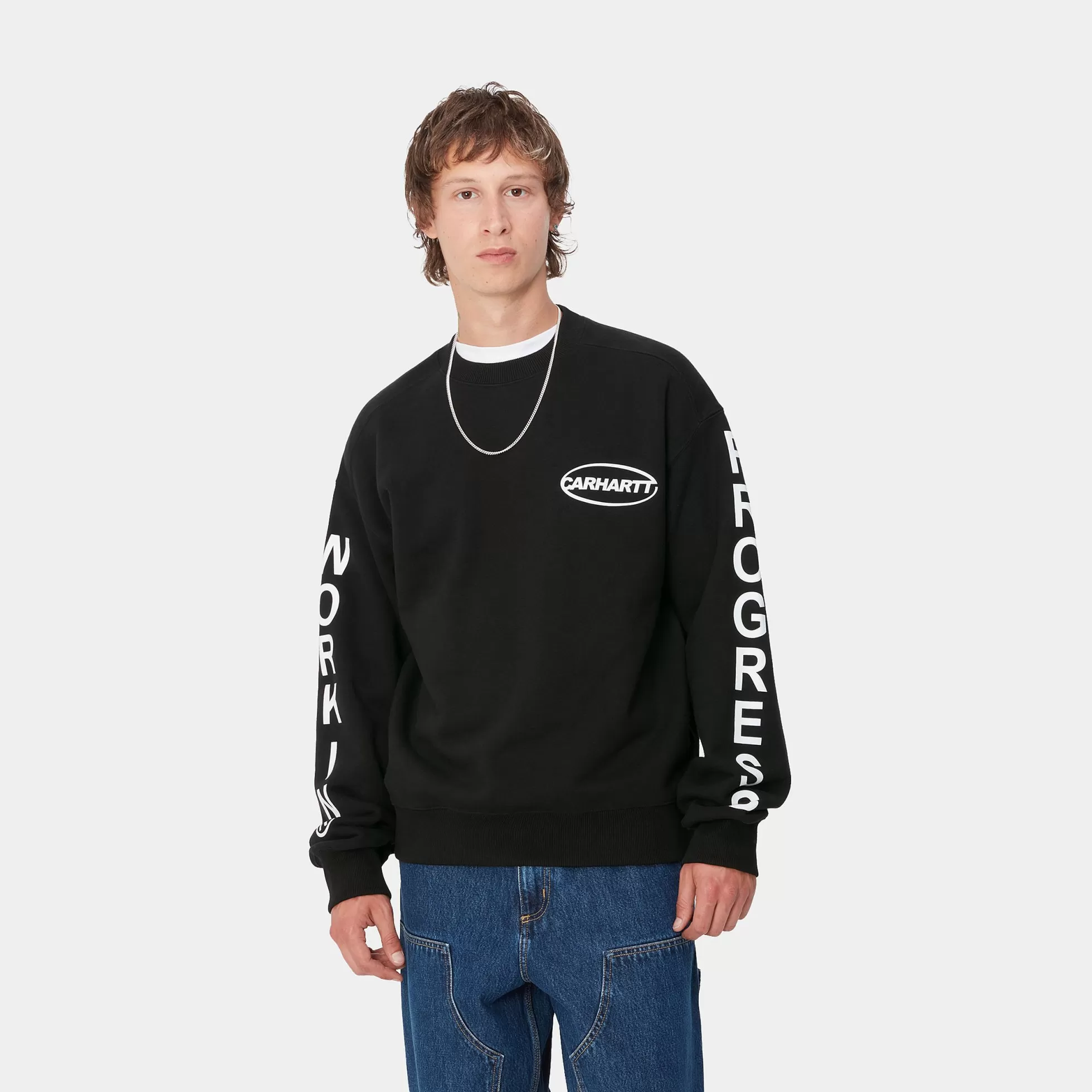 Sweats^Carhartt WIP Body Of Work Sweat Black / White