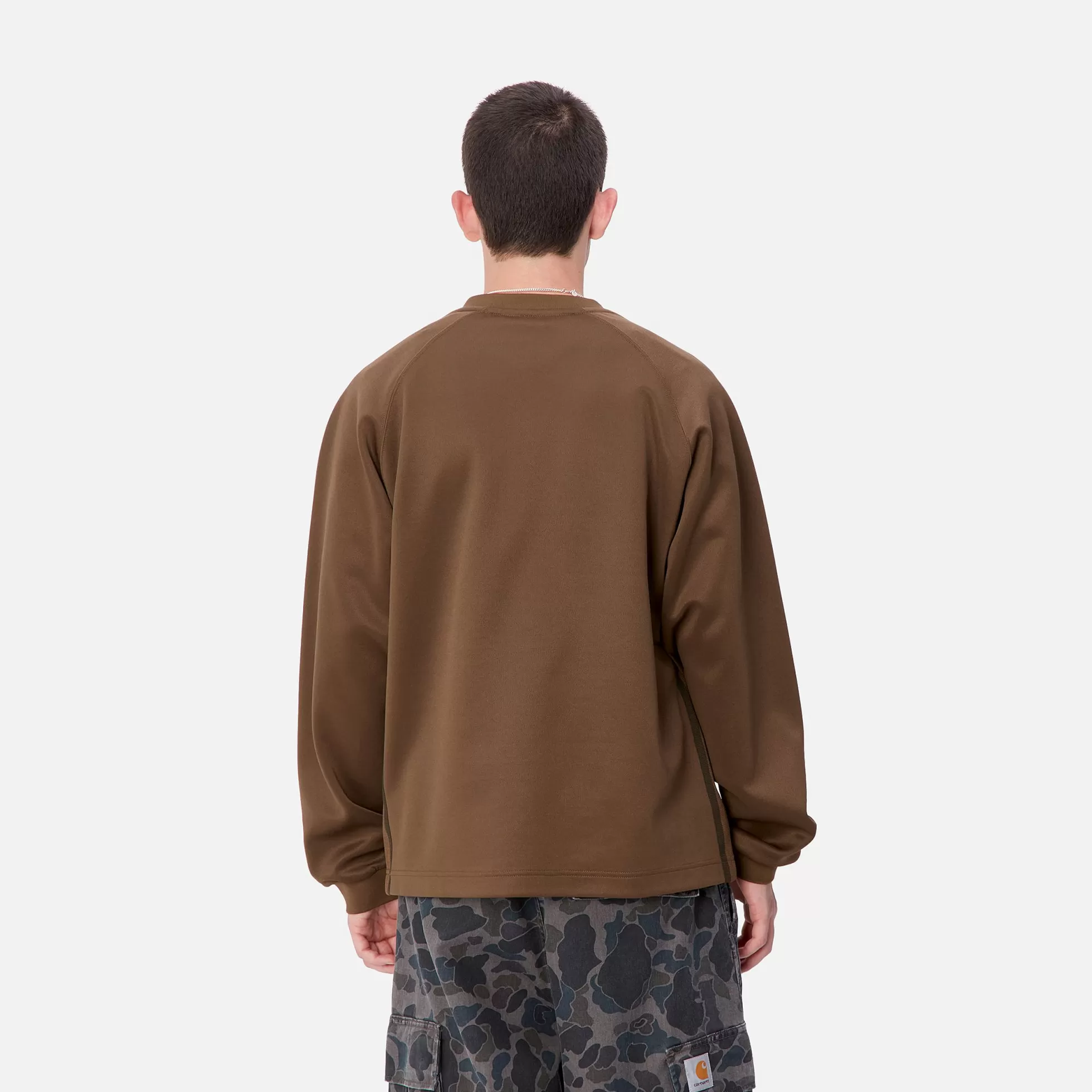 Sweats^Carhartt WIP Bolan V-Neck Sweat Chocolate / Tobacco