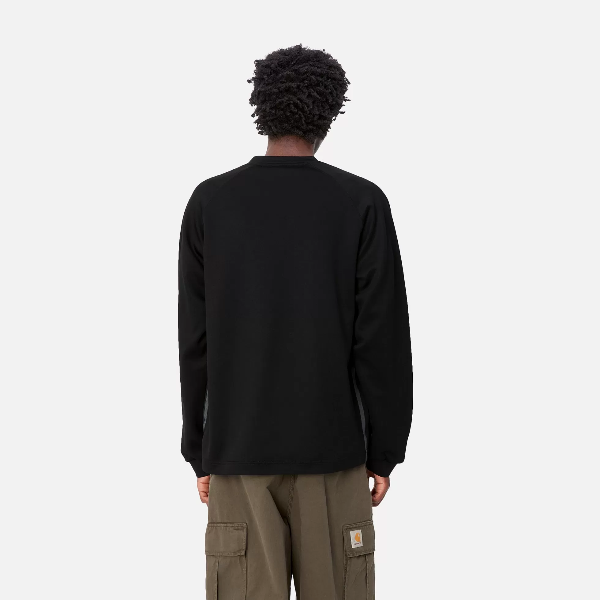 Sweats^Carhartt WIP Bolan V-Neck Sweat Black / Graphite