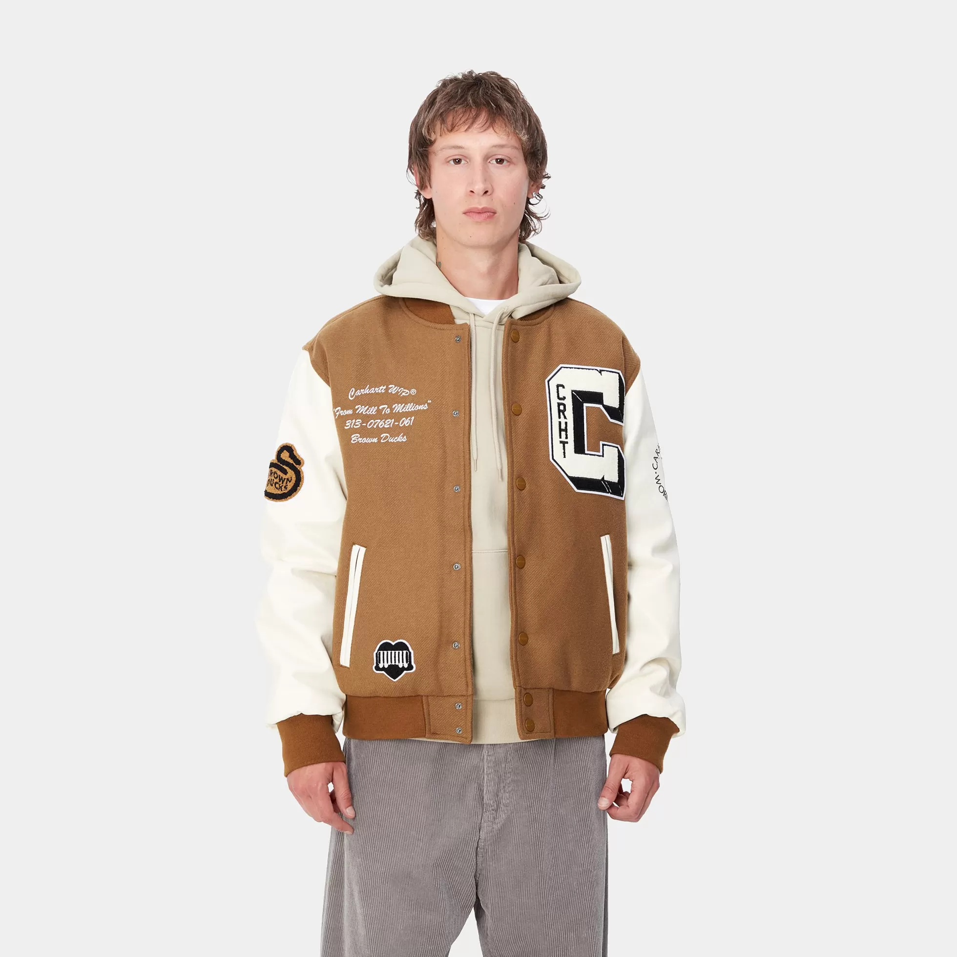 Vestes Et Manteaux^Carhartt WIP Brown Ducks Bomber Hamilton Brown / Wax