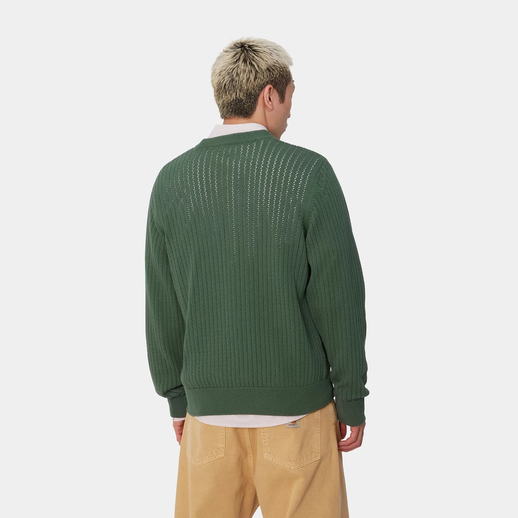 Mailles^Carhartt WIP Calen Sweater Duck Green