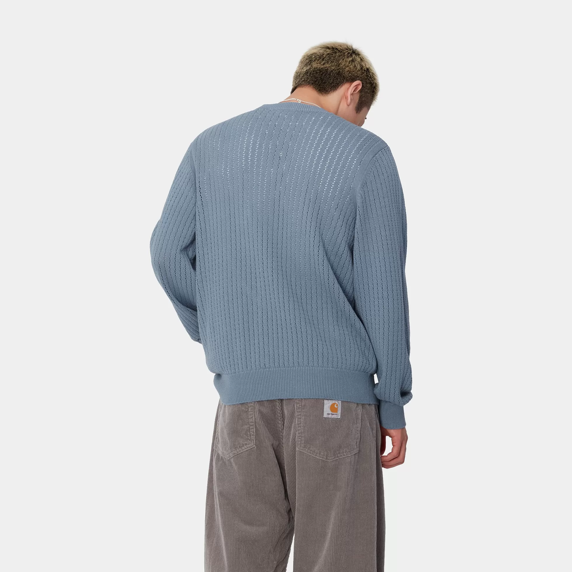 Mailles^Carhartt WIP Calen Sweater Misty Sky