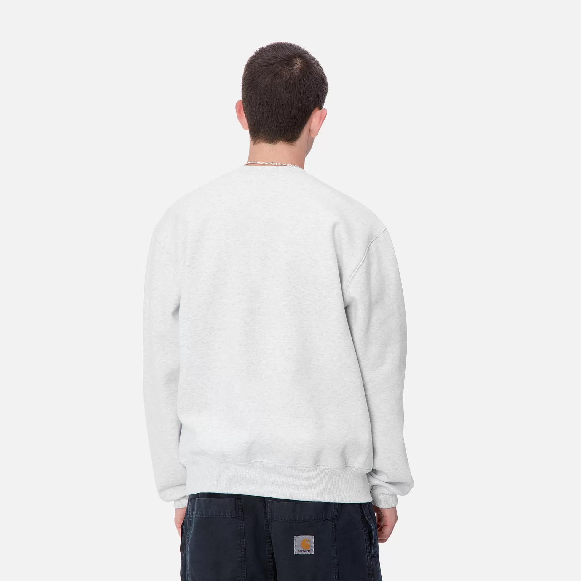 Sweats^Carhartt WIP Carhartt Sweatshirt Ash Heather / Duck Blue