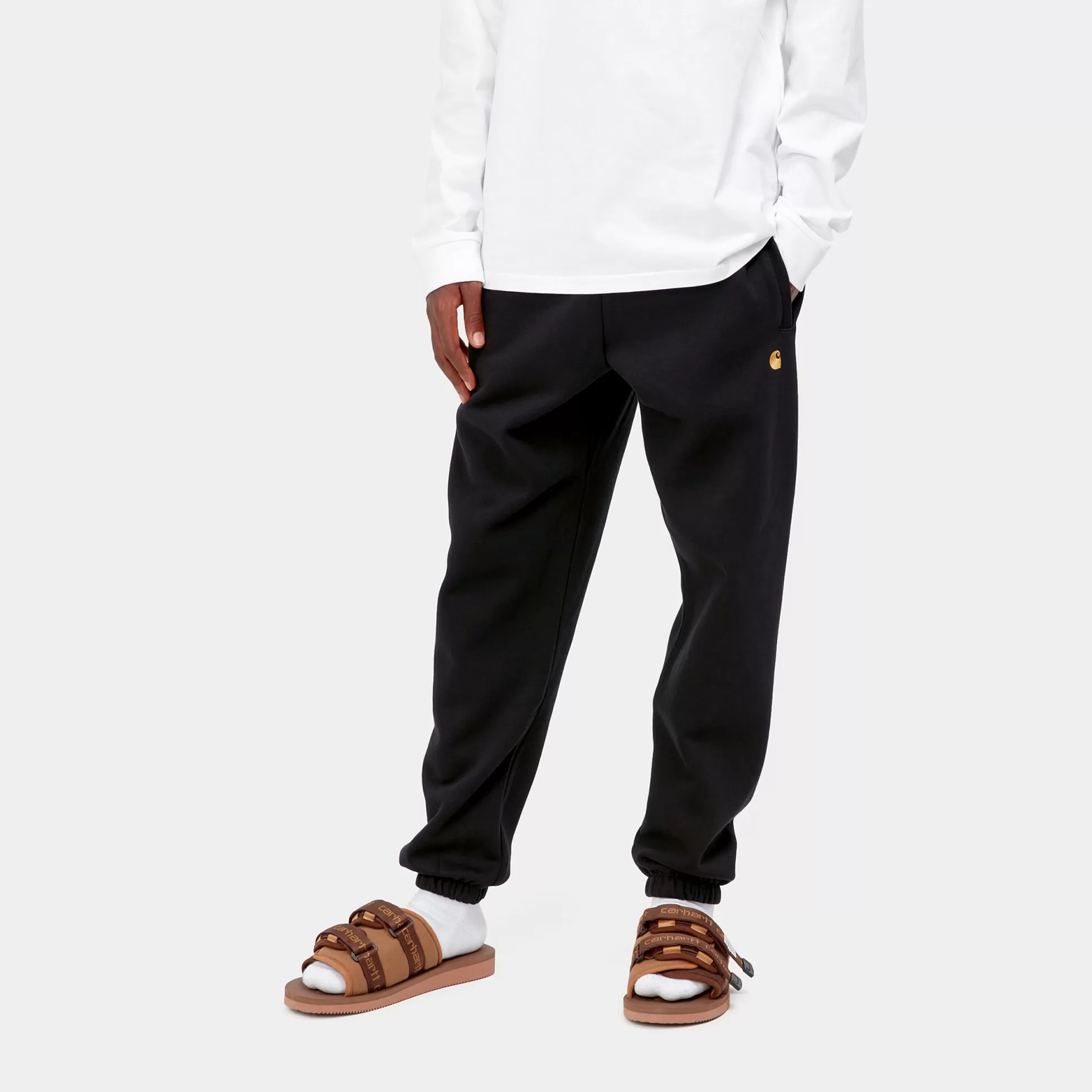 Sweats | Pantalons^Carhartt WIP Chase Sweat Pant Black / Gold