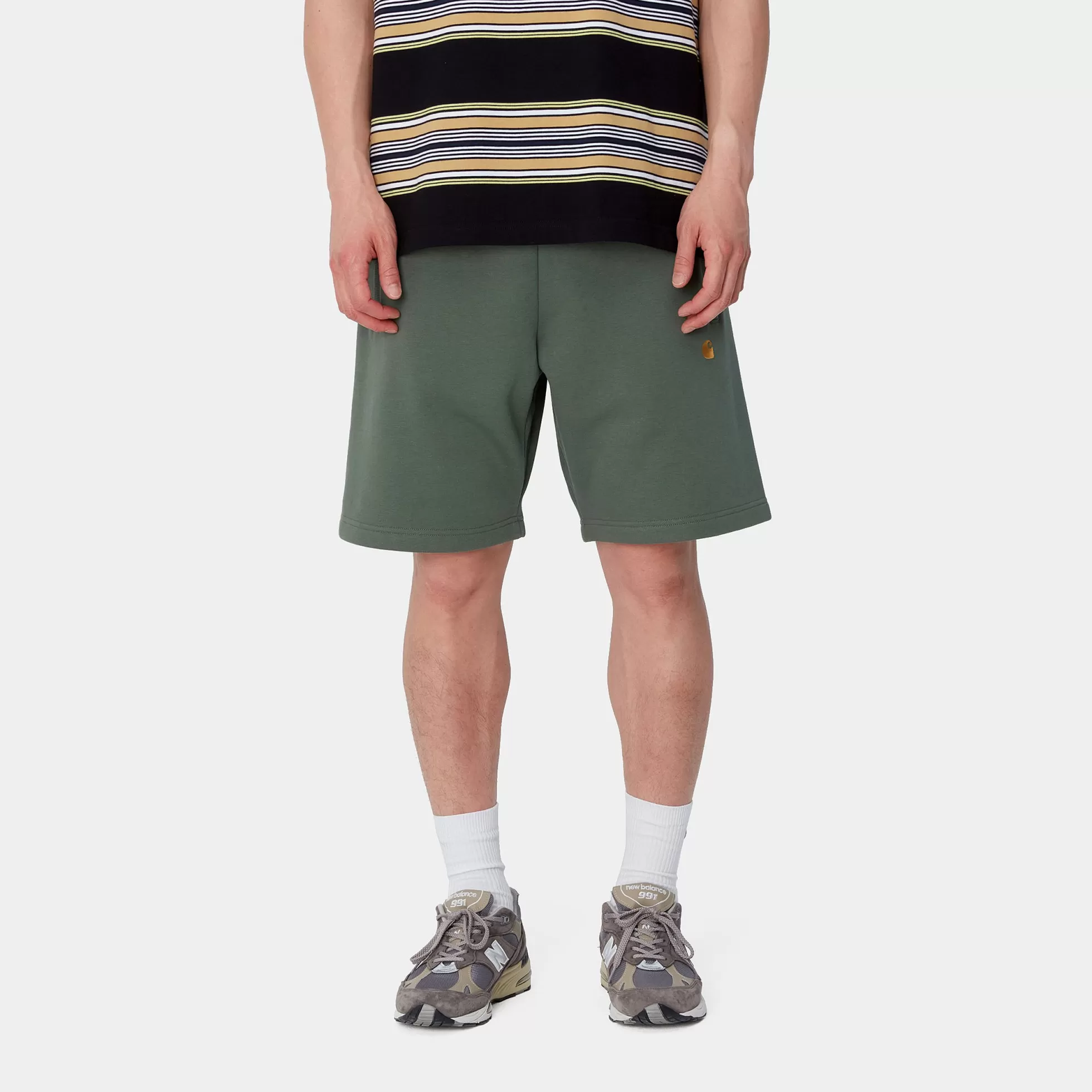 Sweats | Shorts & Bain^Carhartt WIP Chase Sweat Short Duck Green / Gold