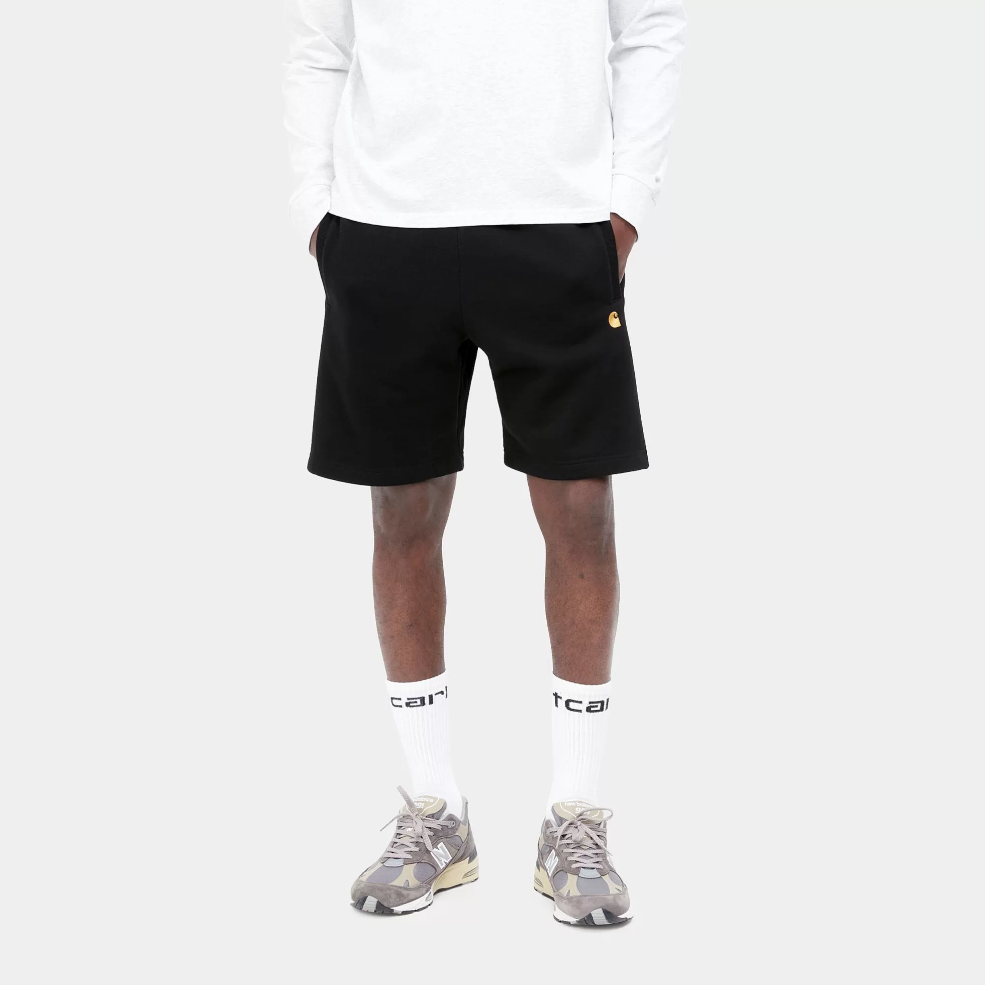 Sweats | Shorts & Bain^Carhartt WIP Chase Sweat Short Black / Gold