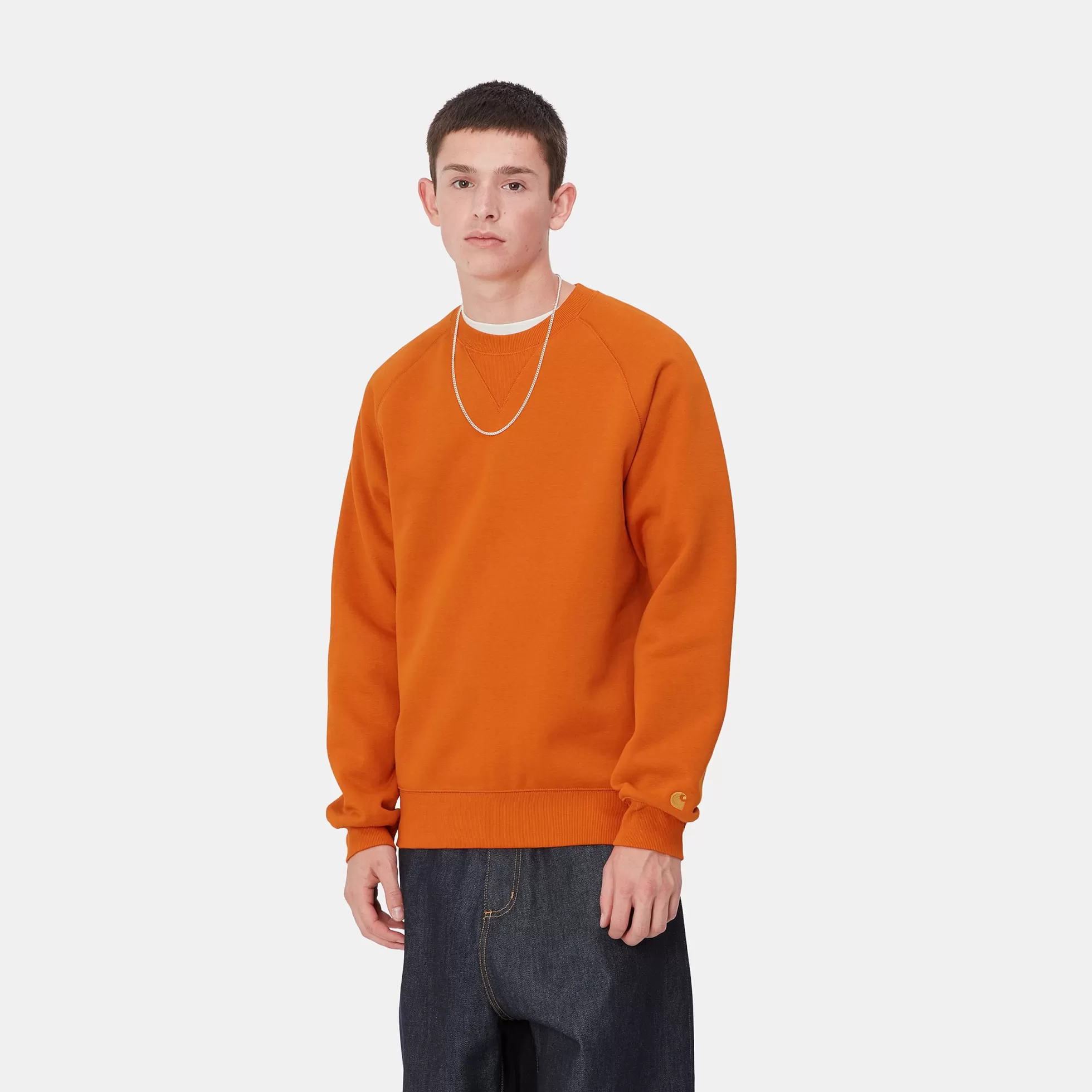 Sweats^Carhartt WIP Chase Sweatshirt Turmeric / Gold