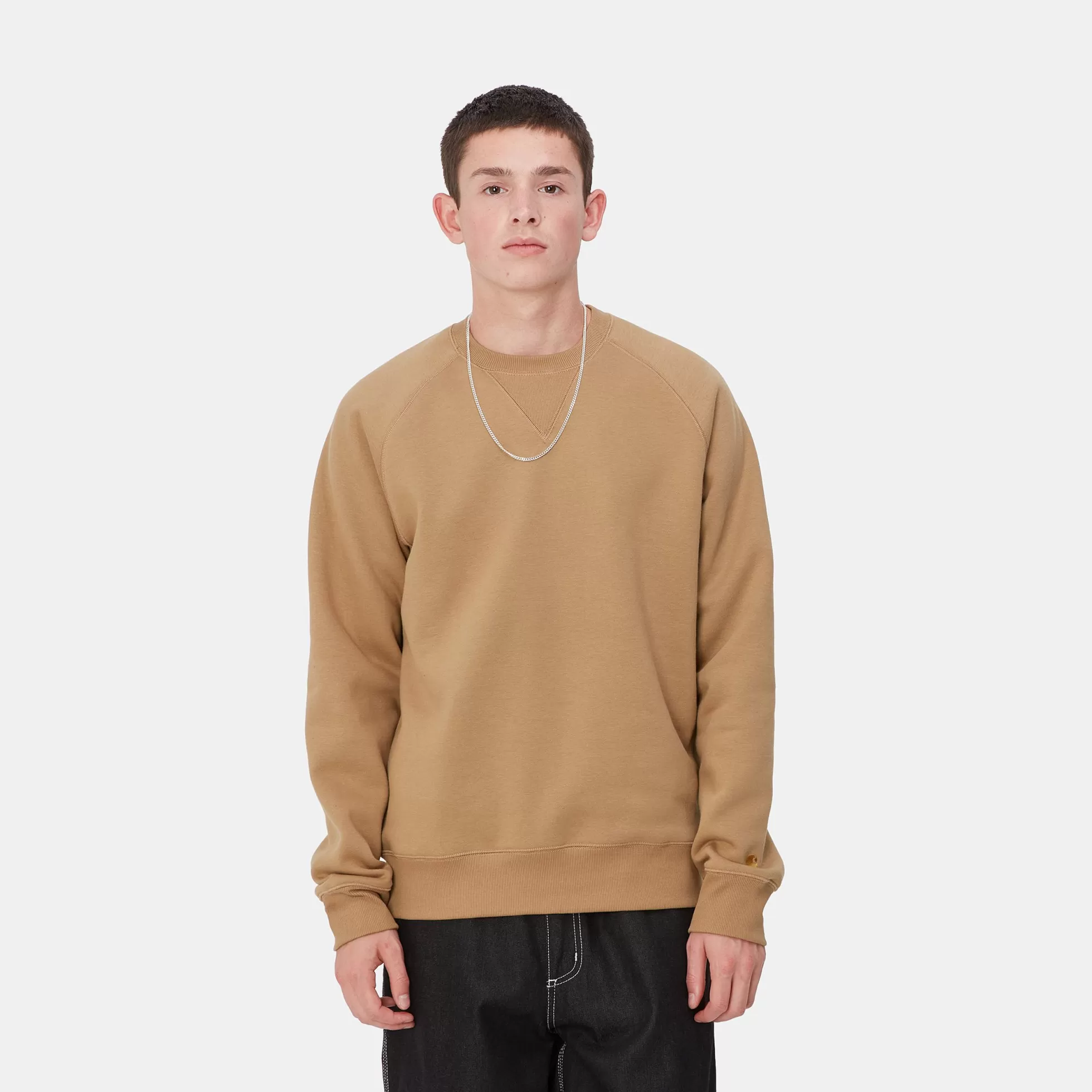 Sweats^Carhartt WIP Chase Sweatshirt Peanut / Gold