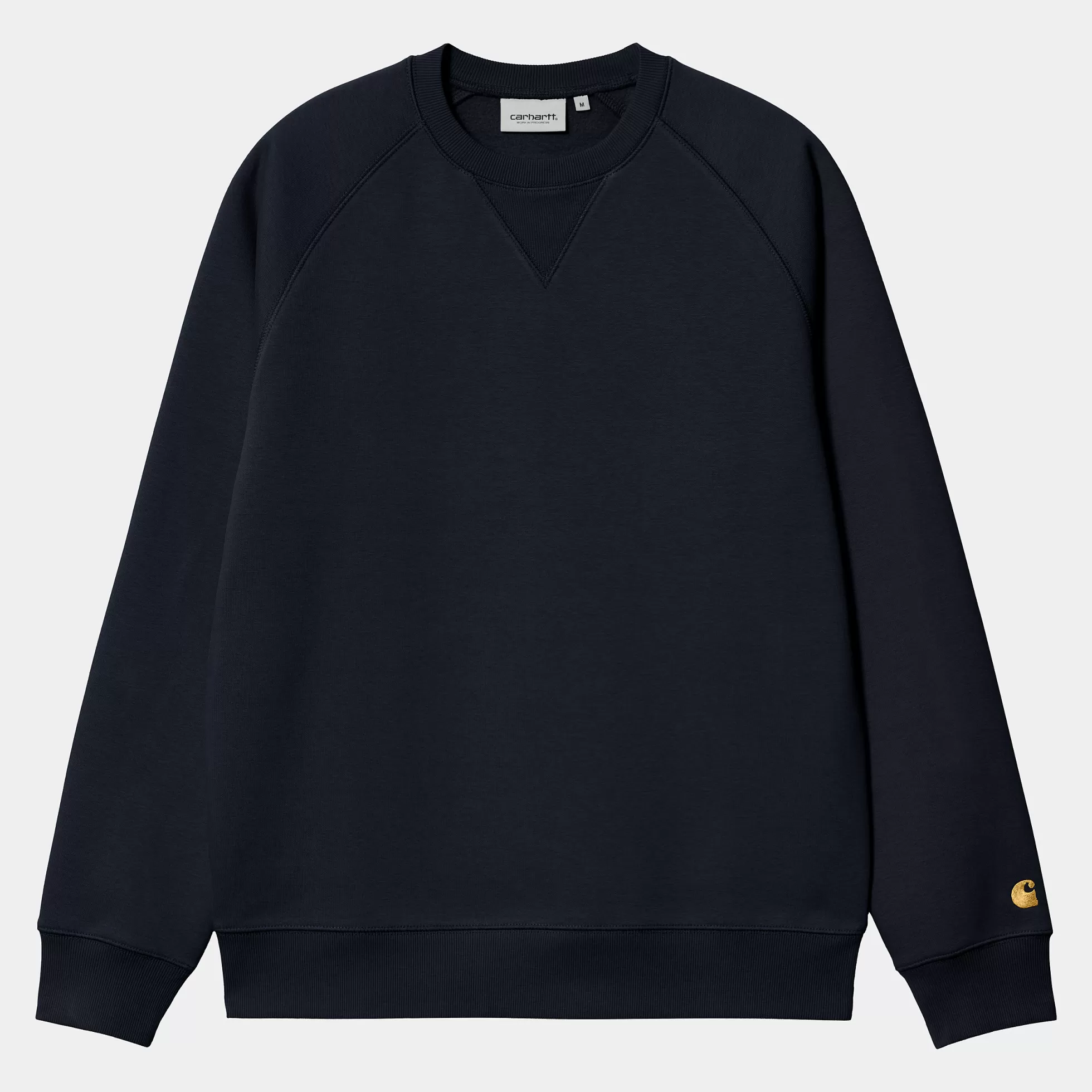 Sweats^Carhartt WIP Chase Sweatshirt Dark Navy / Gold