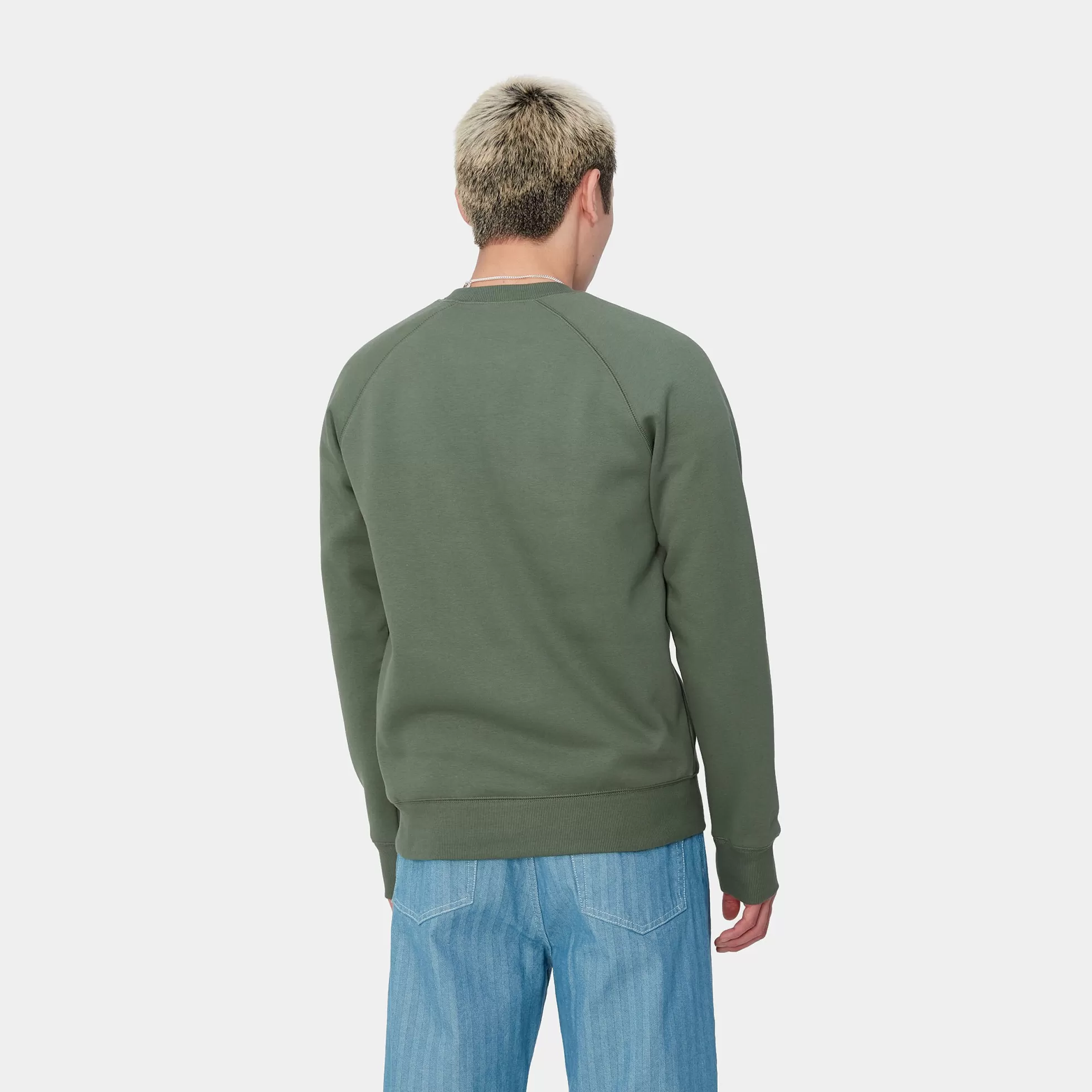 Sweats^Carhartt WIP Chase Sweatshirt Duck Green / Gold