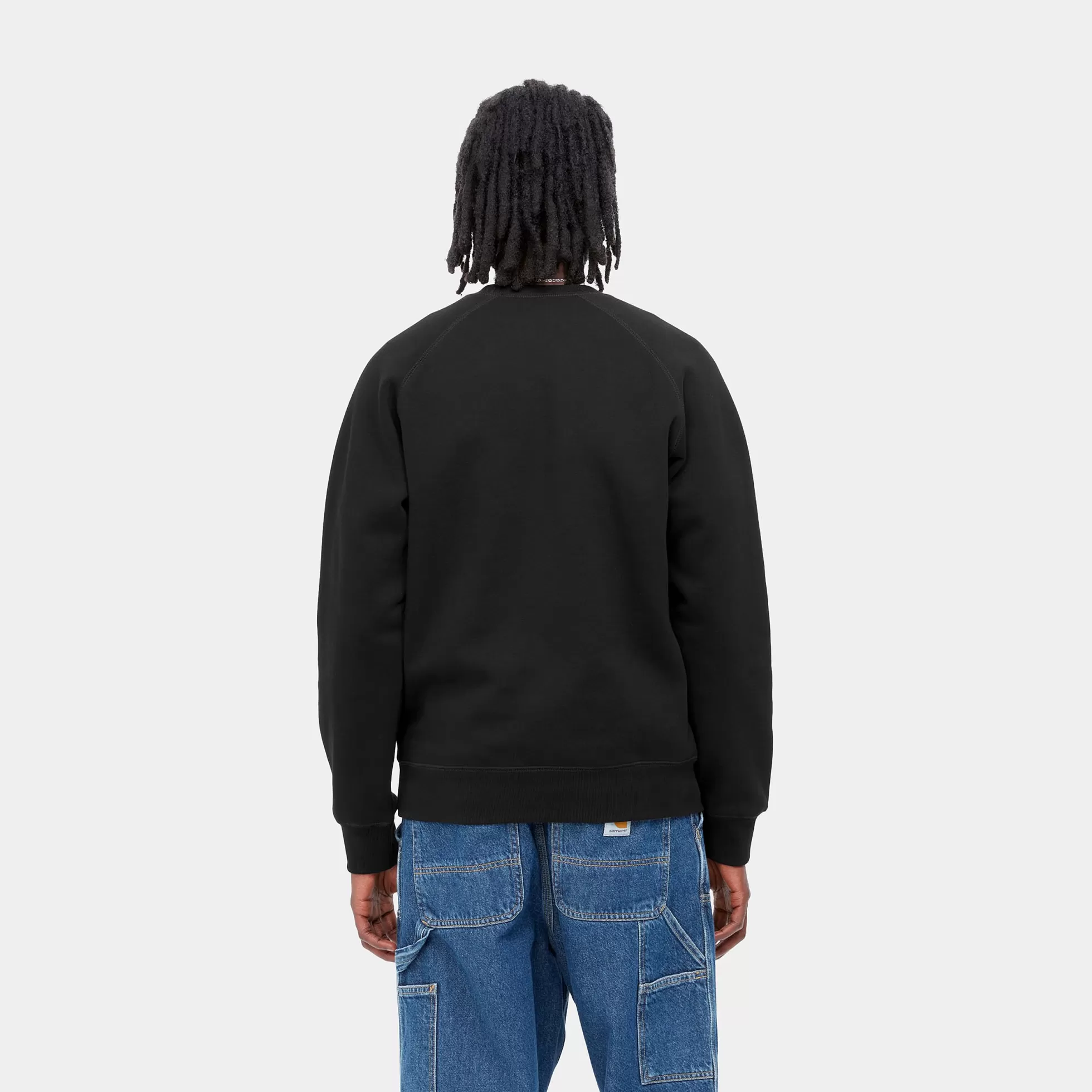 Sweats^Carhartt WIP Chase Sweatshirt Black / Gold