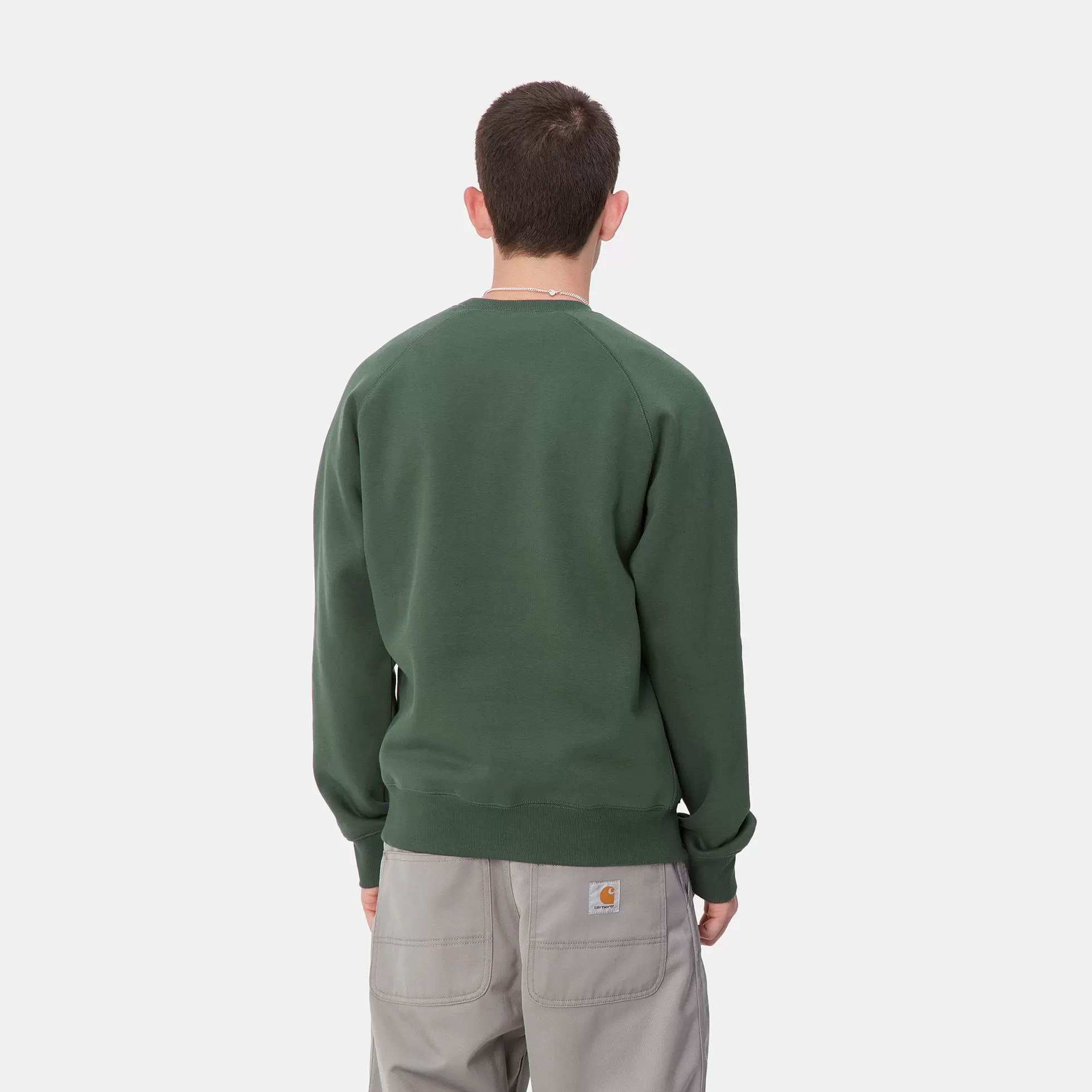 Sweats^Carhartt WIP Chase Sweatshirt Sycamore Tree / Gold