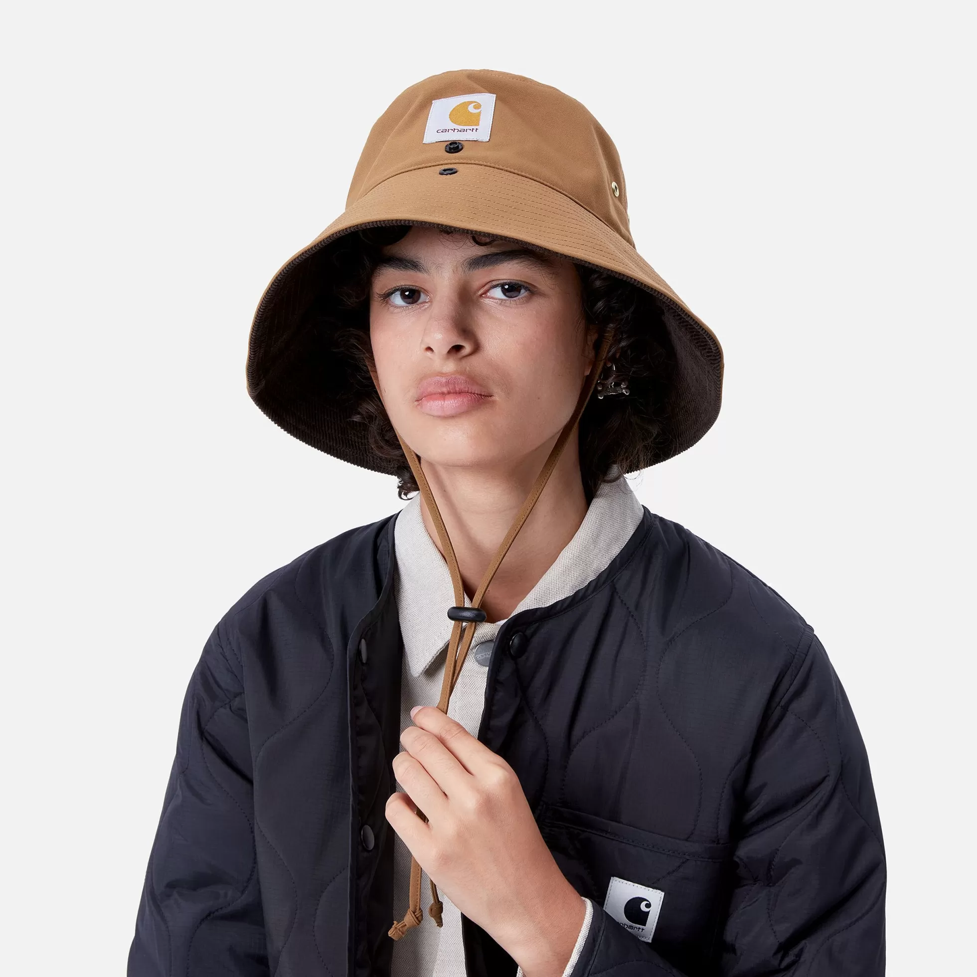 Accessoires | Accessoires^Carhartt WIP Clarton Bucket Hat Hamilton Brown / Tobacco