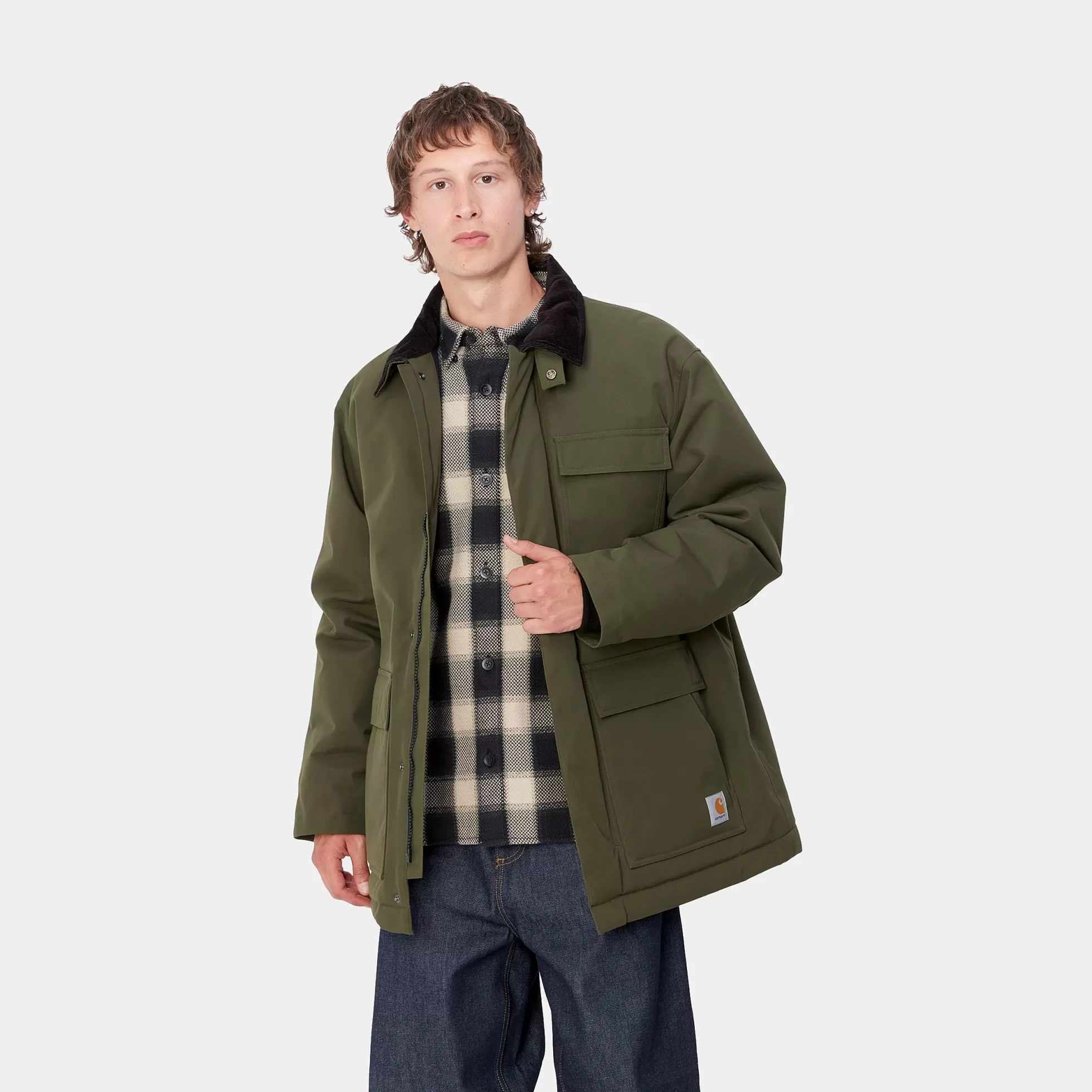 Vestes Et Manteaux^Carhartt WIP Clarton Coat Office Green / Black