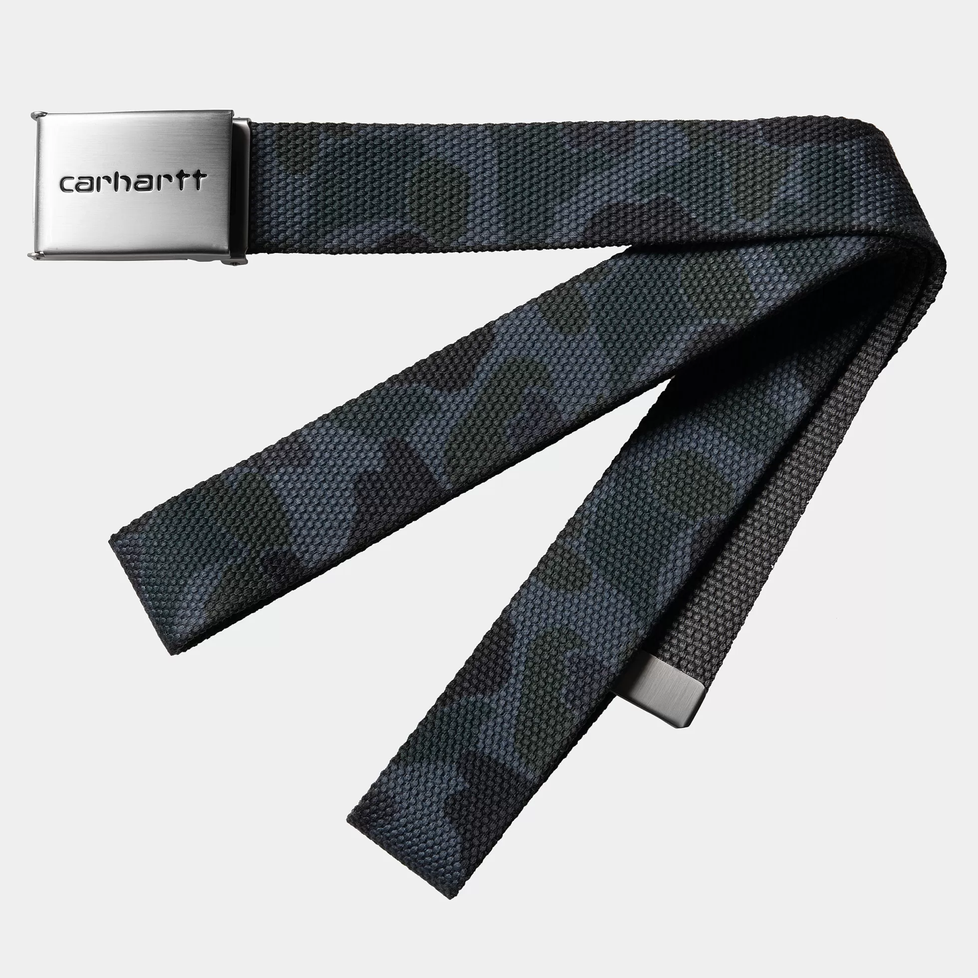 Accessoires | Accessoires^Carhartt WIP Clip Belt Chrome Camo Duck, Grey