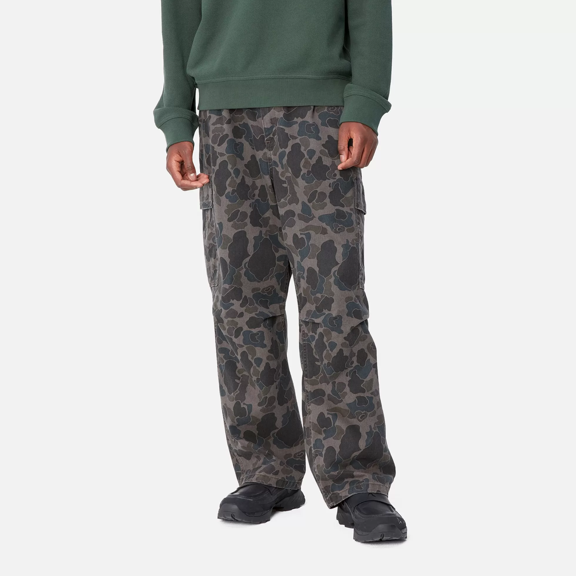 Pantalons^Carhartt WIP Cole Cargo Pant Camo Duck, Grey