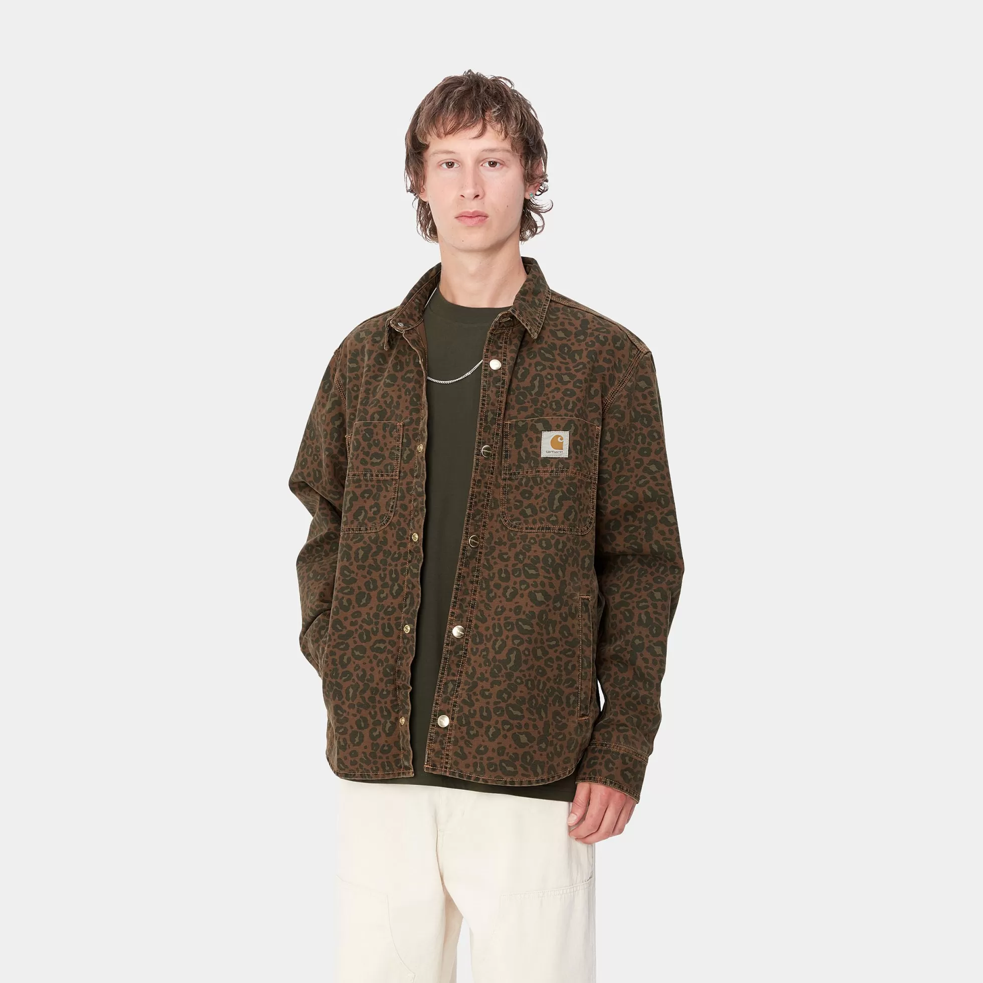 Vestes Et Manteaux | Chemises^Carhartt WIP Conro Shirt Jac Camo Leo, Tamarind / Tamarind