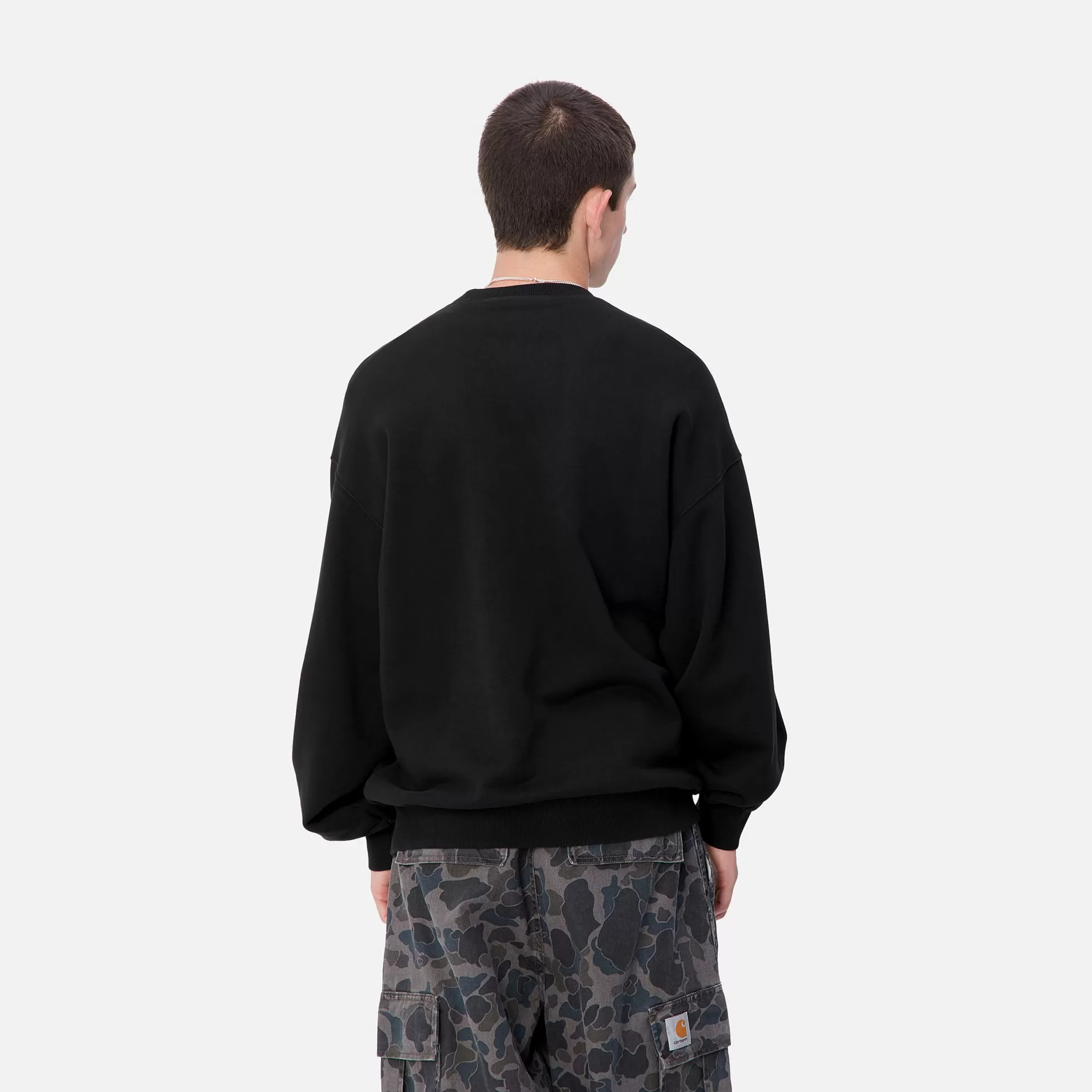 Sweats^Carhartt WIP Cross Screw Sweat Black / White