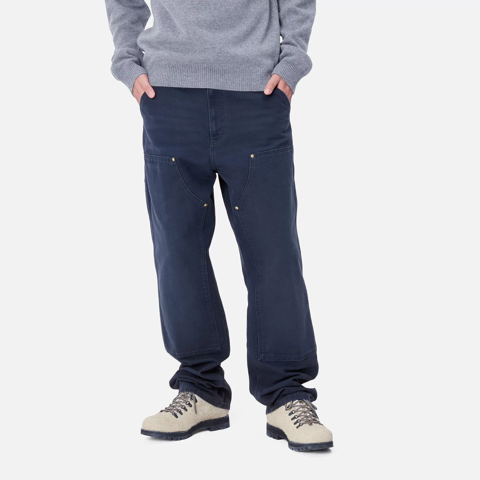 Pantalons^Carhartt WIP Double Knee Pant Air Force Blue