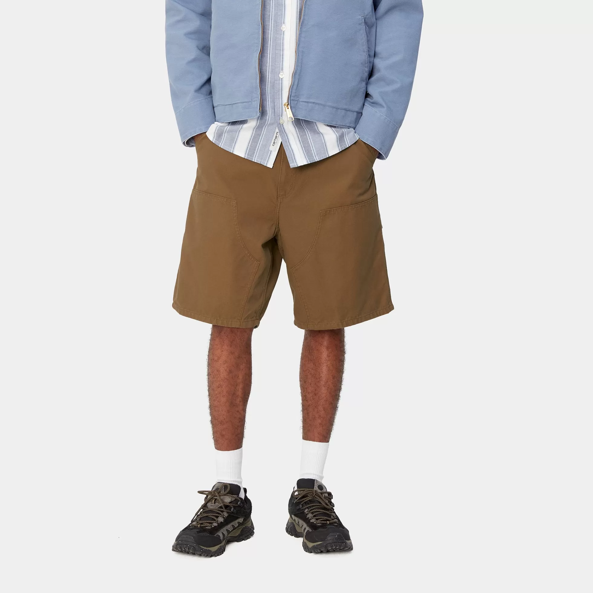 Shorts & Bain^Carhartt WIP Double Knee Short Hamilton Brown