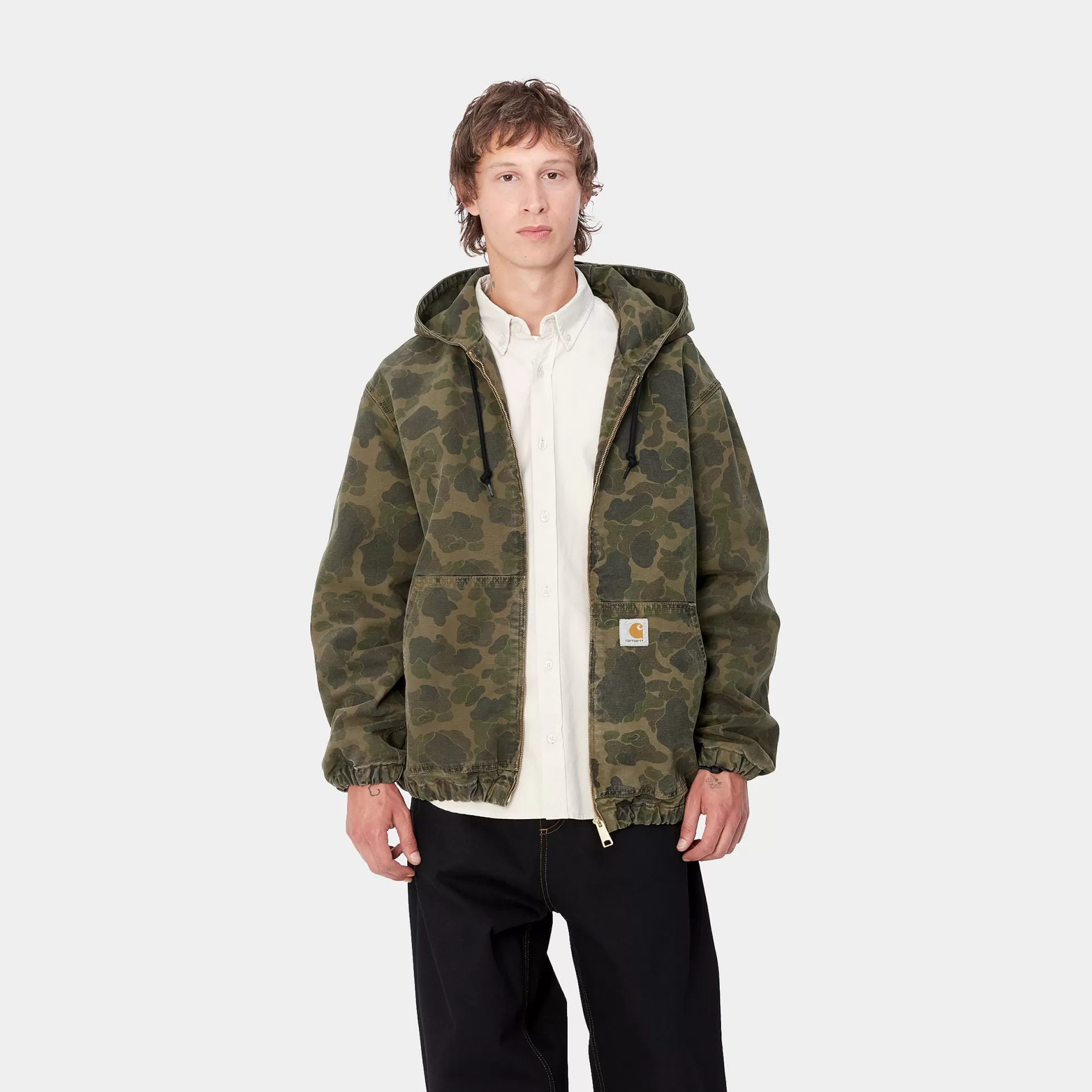 Vestes Et Manteaux^Carhartt WIP Duck Active Jacket Camo Duck, Green / Office Green