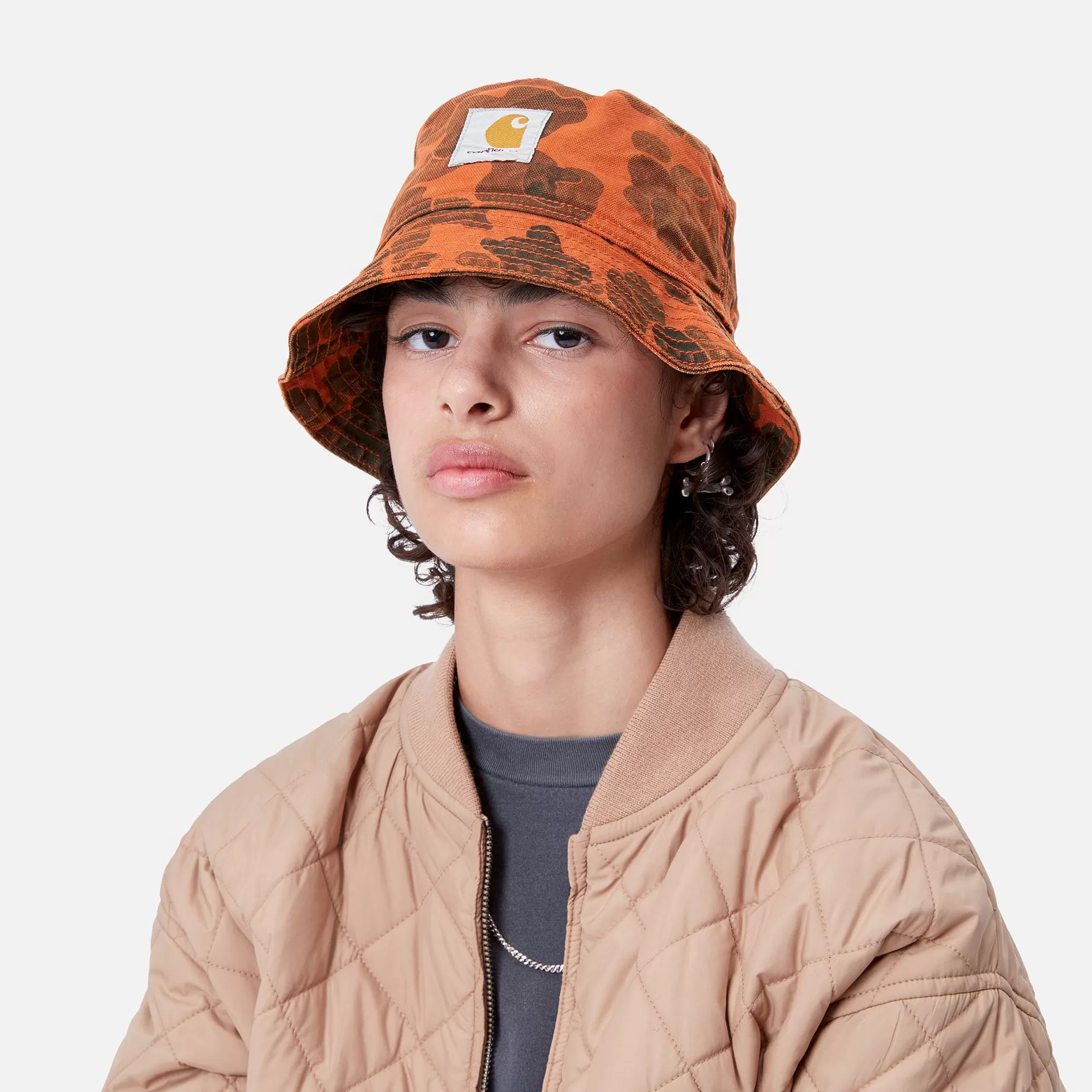 Accessoires | Accessoires^Carhartt WIP Duck Bucket Hat Camo Duck, Green / Turmeric