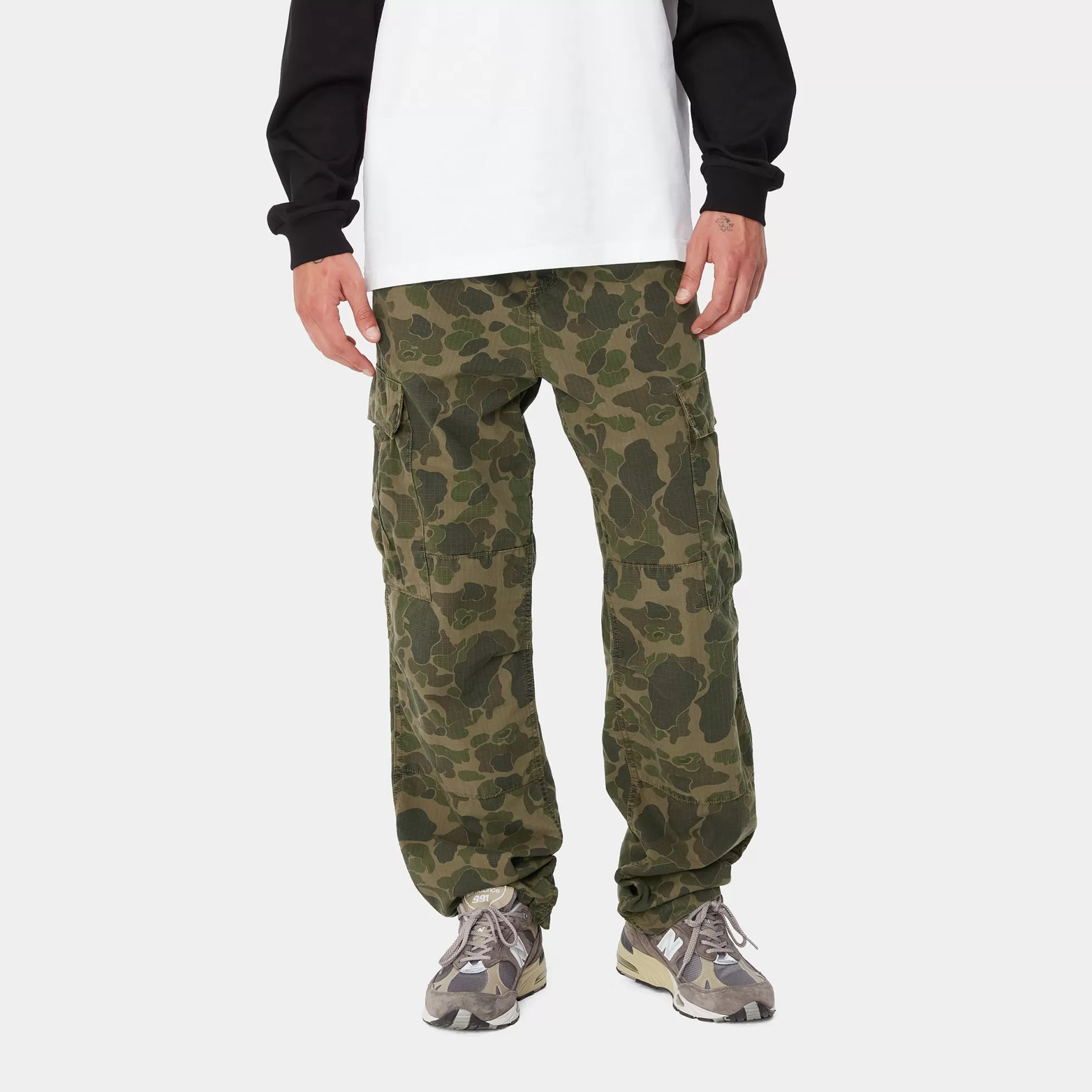 Pantalons^Carhartt WIP Duck Cargo Pant Camo Duck Green / Office Green