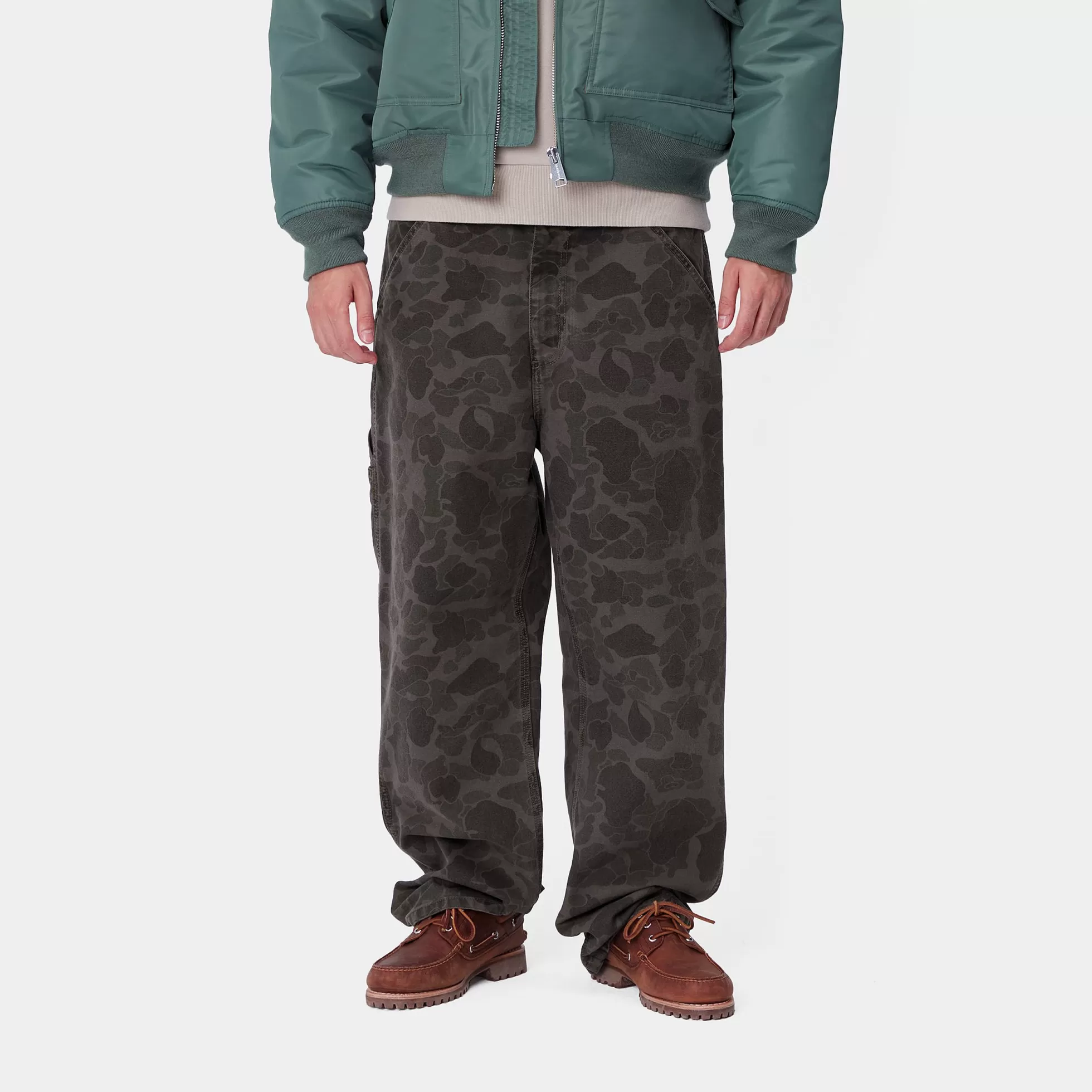 Pantalons^Carhartt WIP Duck Single Knee Pant Camo Duck, Green / Graphite