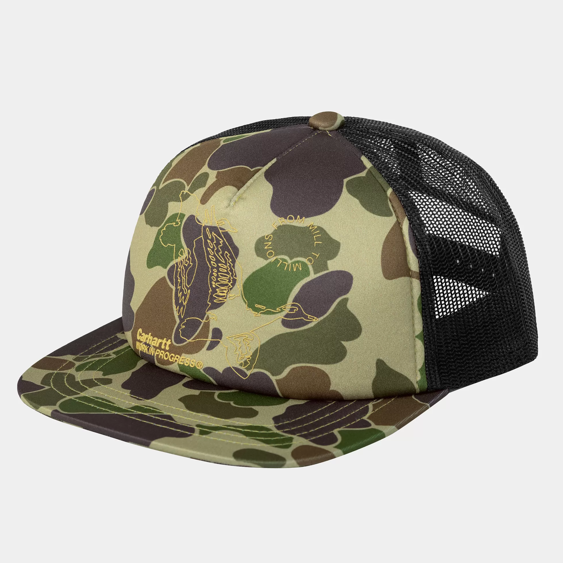 Accessoires | Accessoires^Carhartt WIP Flying Ducks Trucker Cap Camo Duck, Green