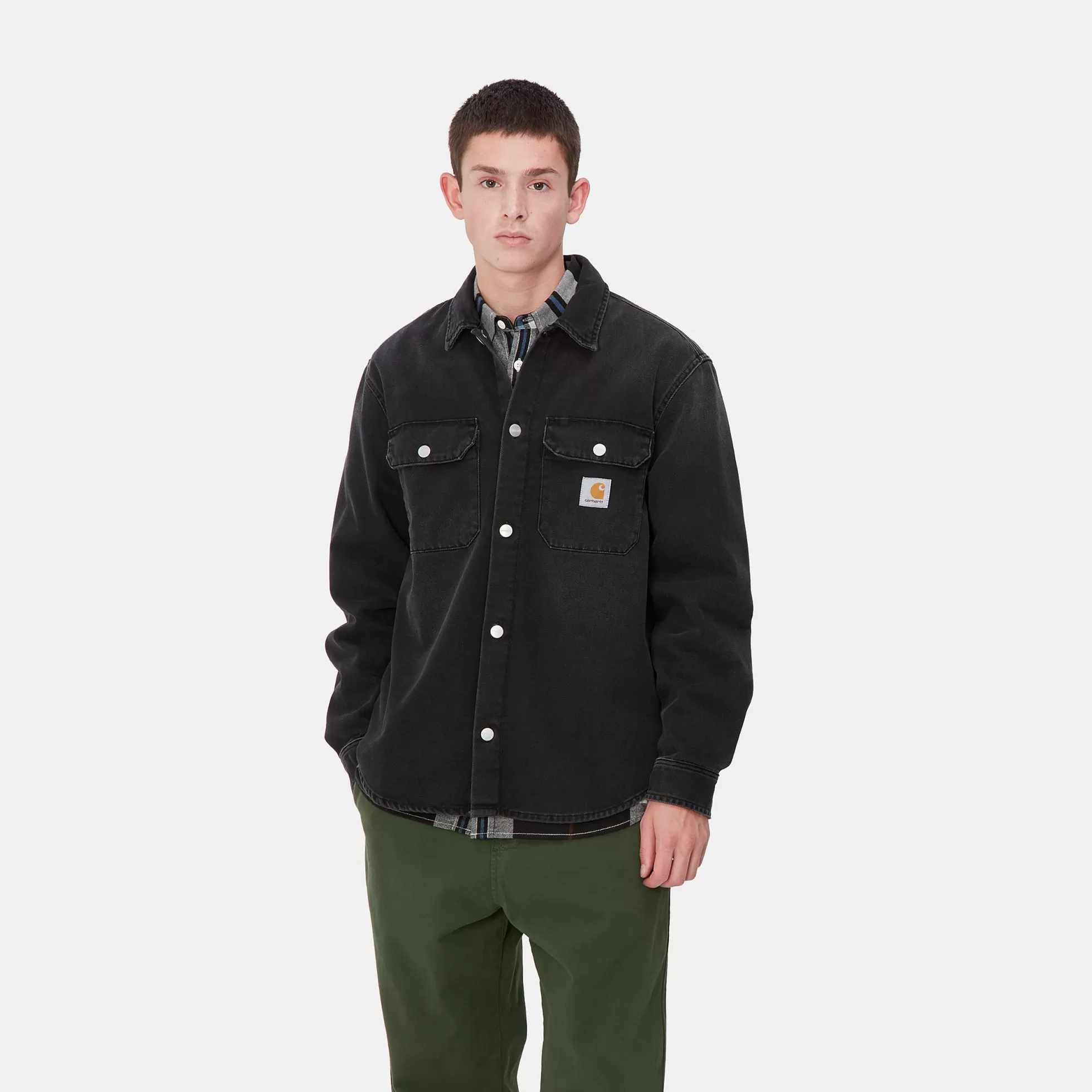 Vestes Et Manteaux | Chemises^Carhartt WIP Harvey Shirt Jac Black