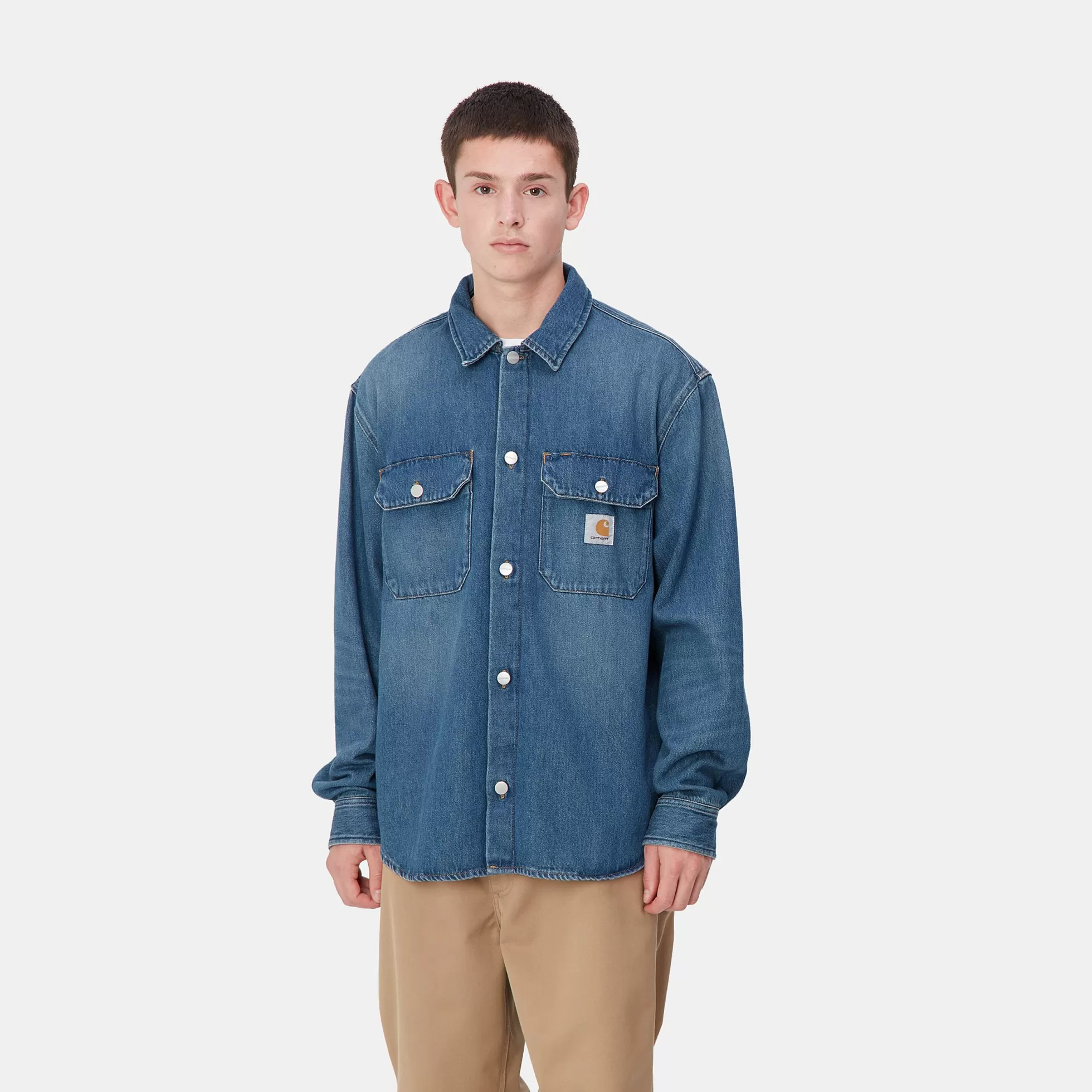 Vestes Et Manteaux | Chemises^Carhartt WIP Harvey Shirt Jac Blue