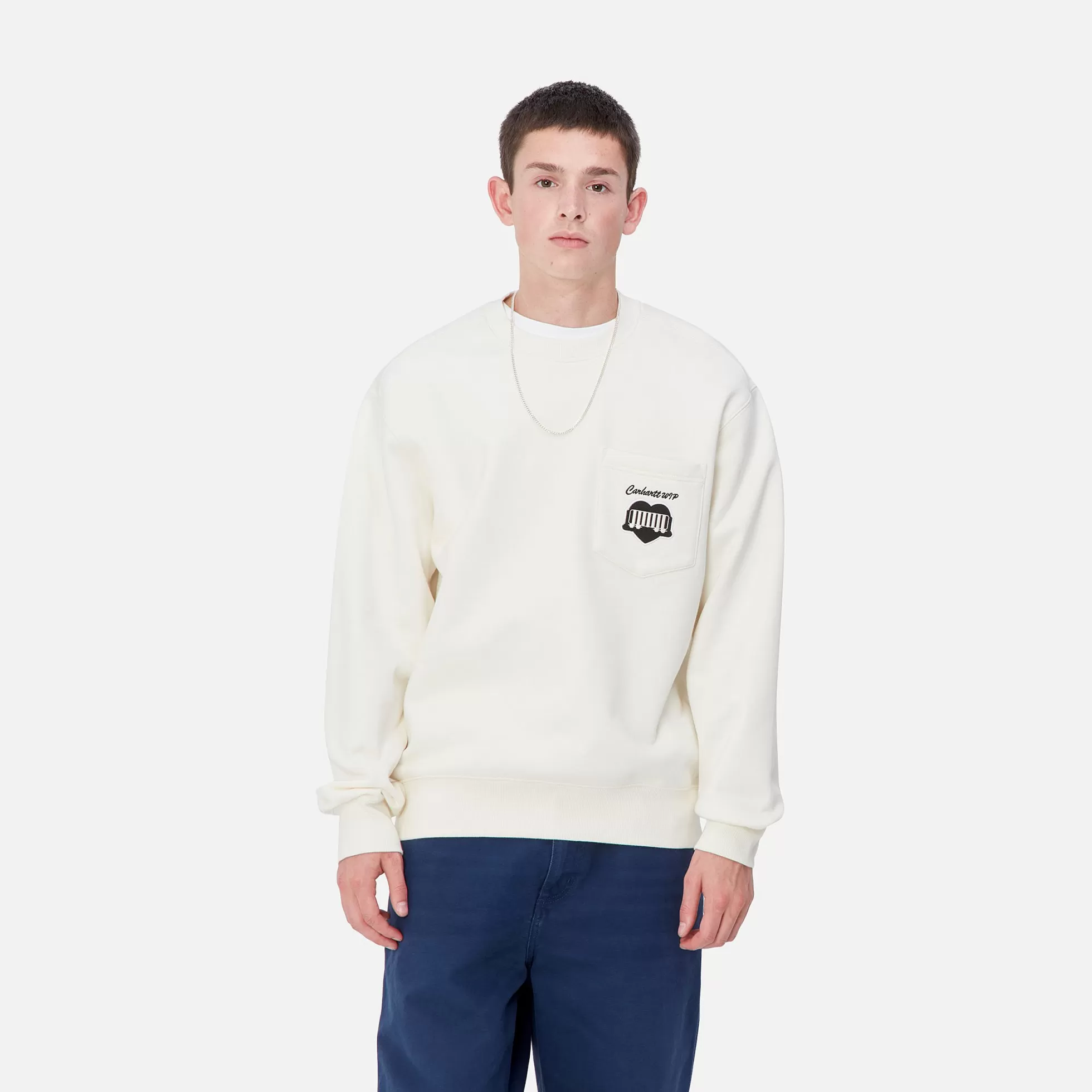 Sweats^Carhartt WIP Heart Train Pocket Sweat Wax