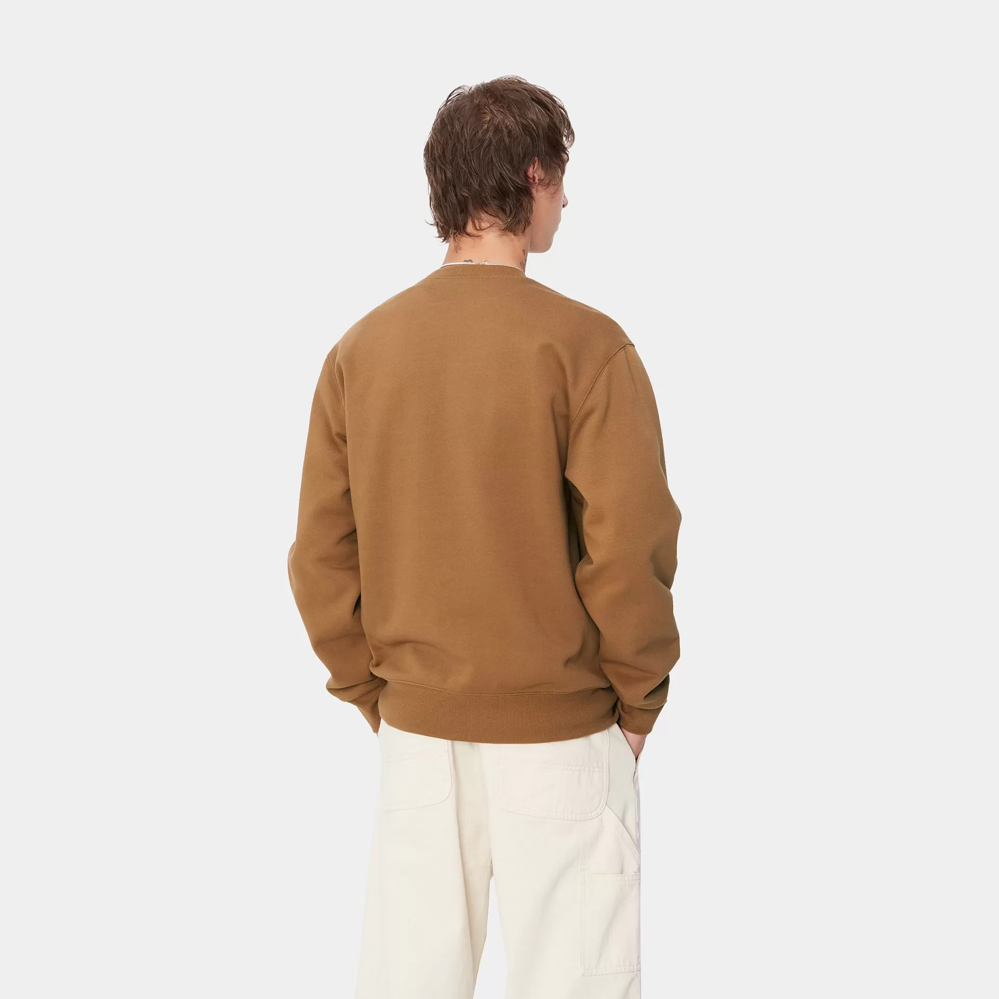 Sweats^Carhartt WIP Heart Train Pocket Sweat Hamilton Brown