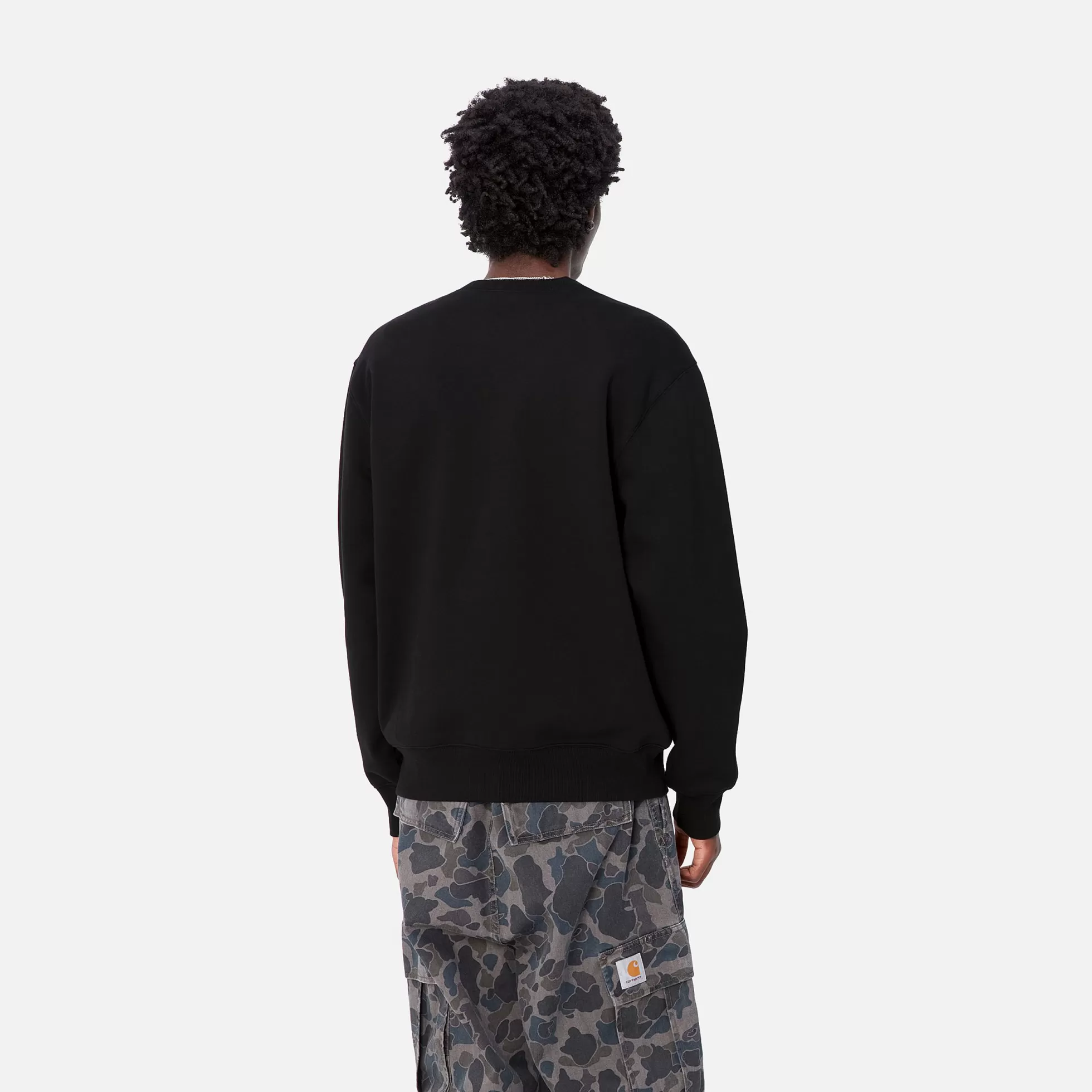 Sweats^Carhartt WIP Heart Train Pocket Sweat Black