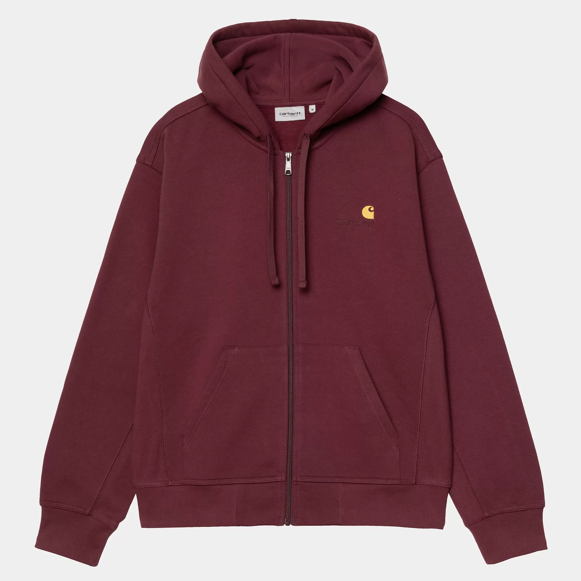 Sweats^Carhartt WIP Hooded American Script Jacket Malbec