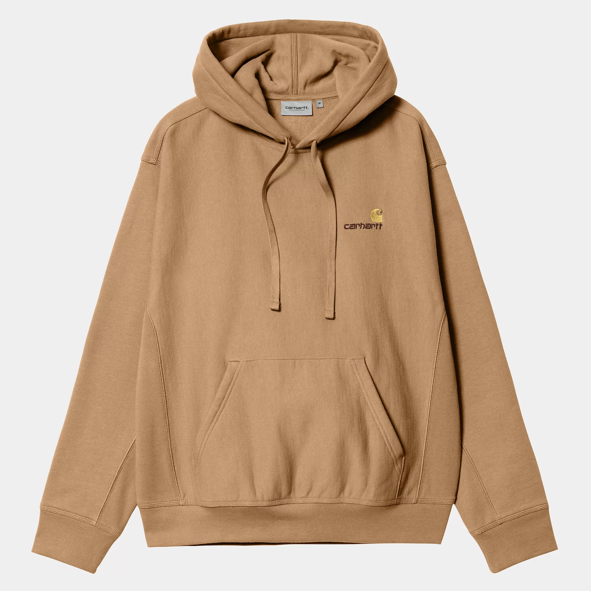 Sweats^Carhartt WIP Hooded American Script Sweatshirt Peanut