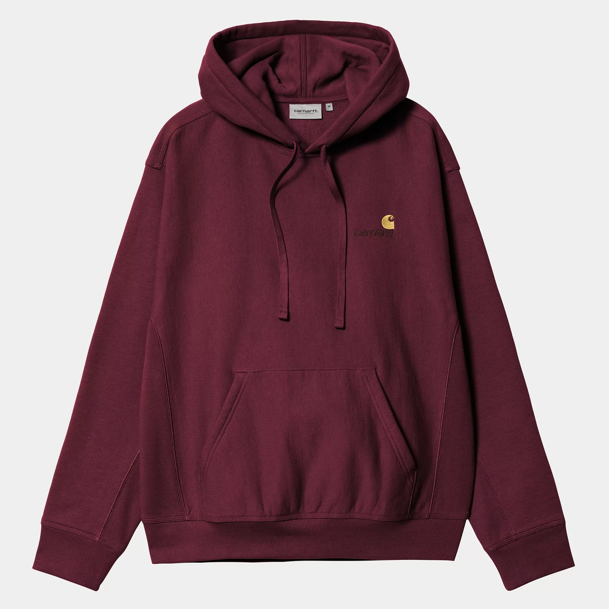 Sweats^Carhartt WIP Hooded American Script Sweatshirt Malbec