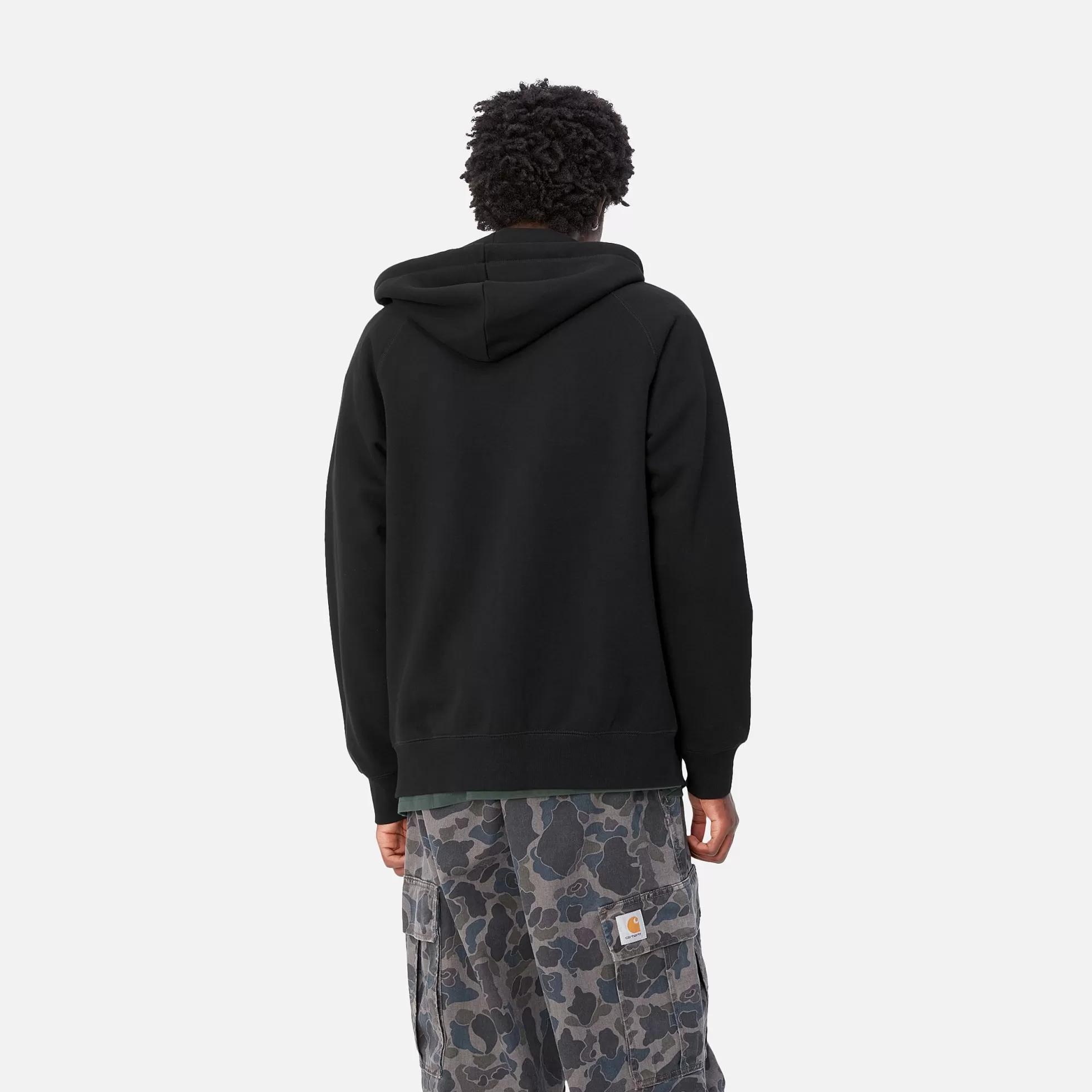 Sweats^Carhartt WIP Hooded Chase Jacket Black / Gold