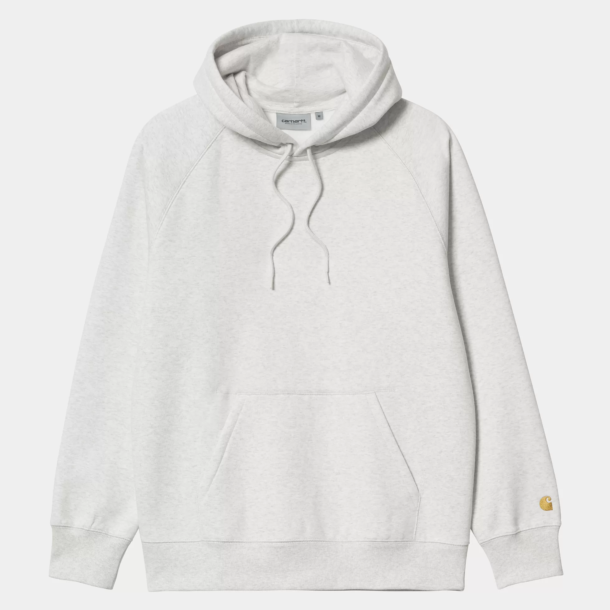 Sweats^Carhartt WIP Hooded Chase Sweatshirt Ash Heather / Gold