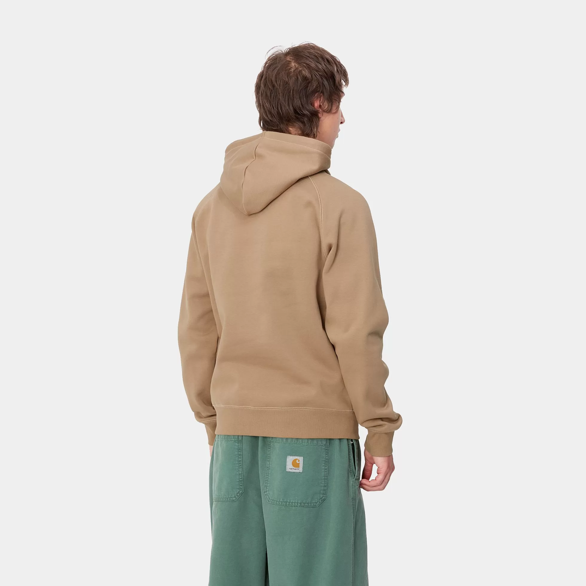 Sweats^Carhartt WIP Hooded Chase Sweatshirt Peanut / Gold