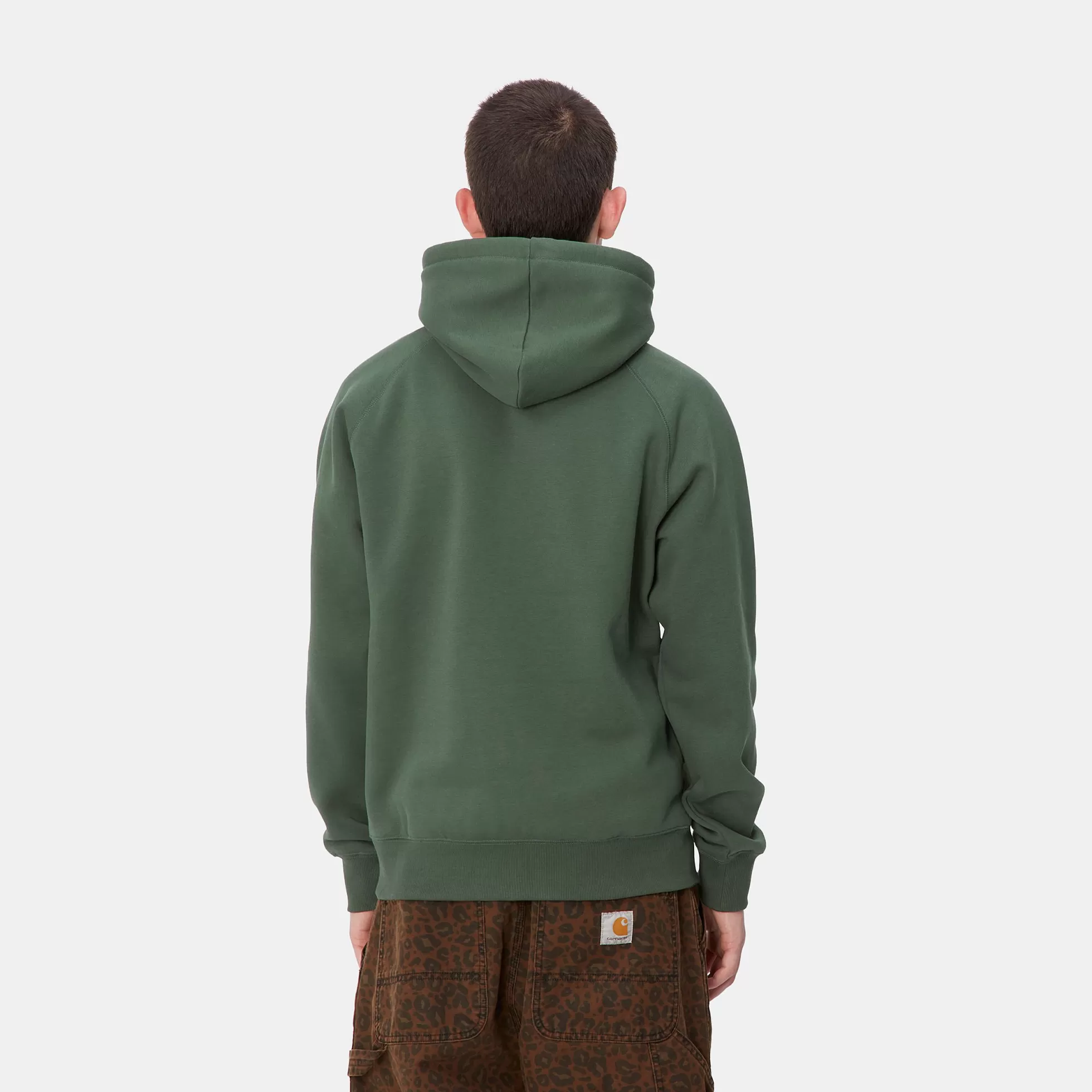 Sweats^Carhartt WIP Hooded Chase Sweatshirt Sycamore Tree / Gold