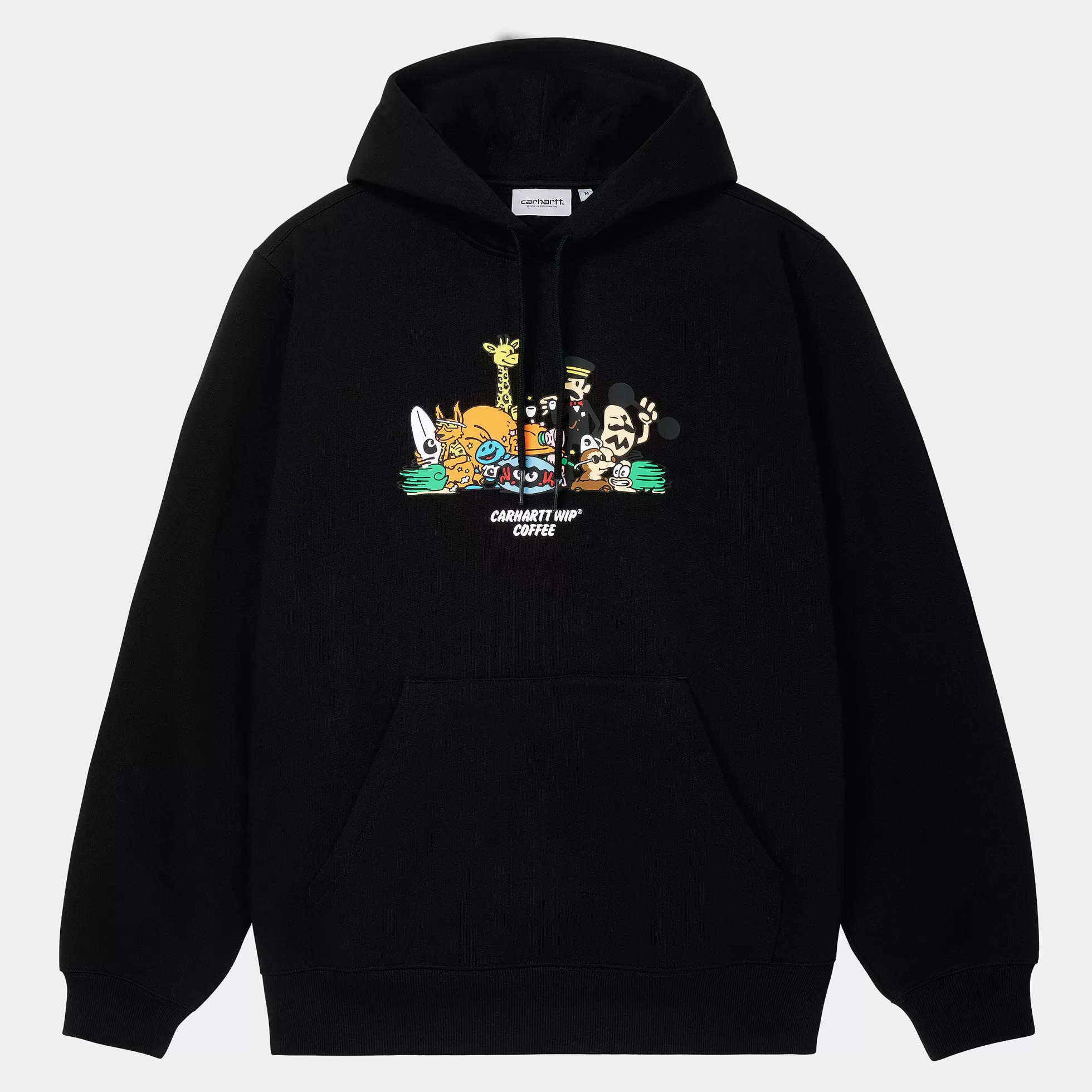 Sweats^Carhartt WIP Hooded Coffee Sweatshirt FW24 Black