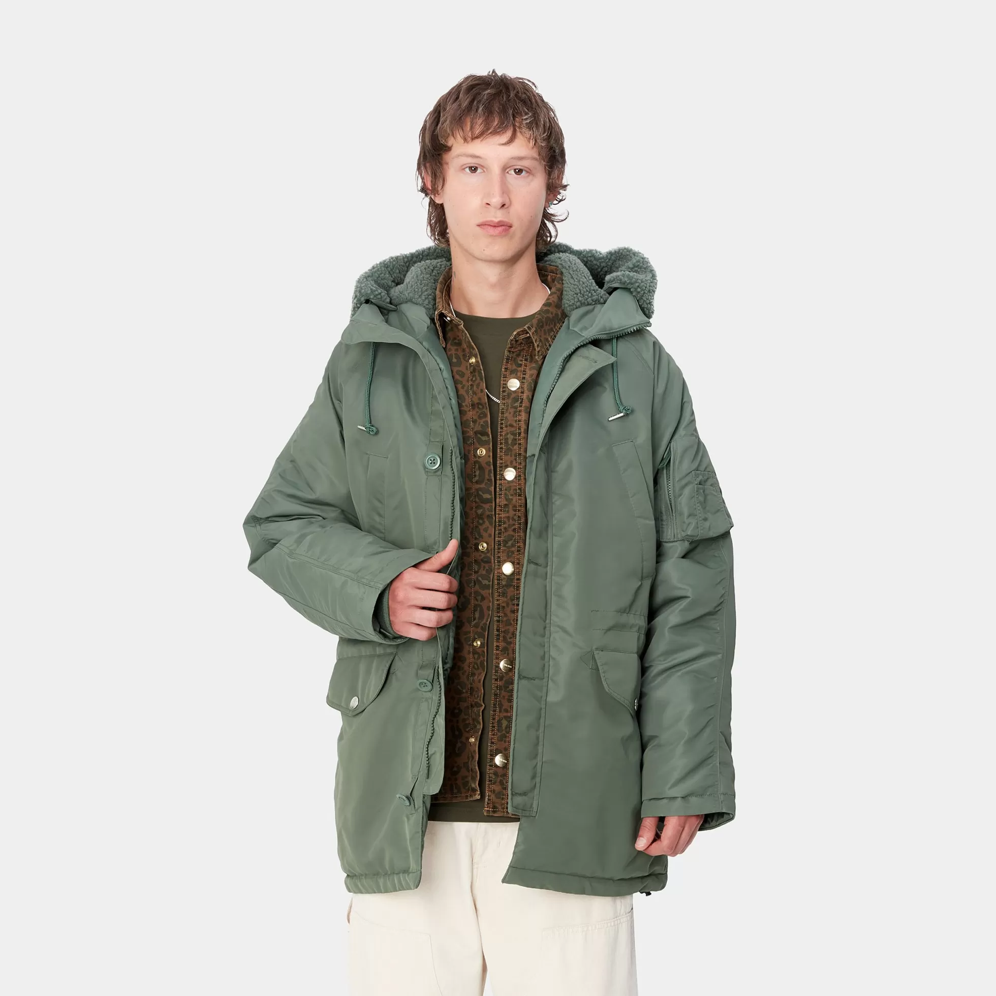 Vestes Et Manteaux^Carhartt WIP Hooded Olten Parka Duck Green