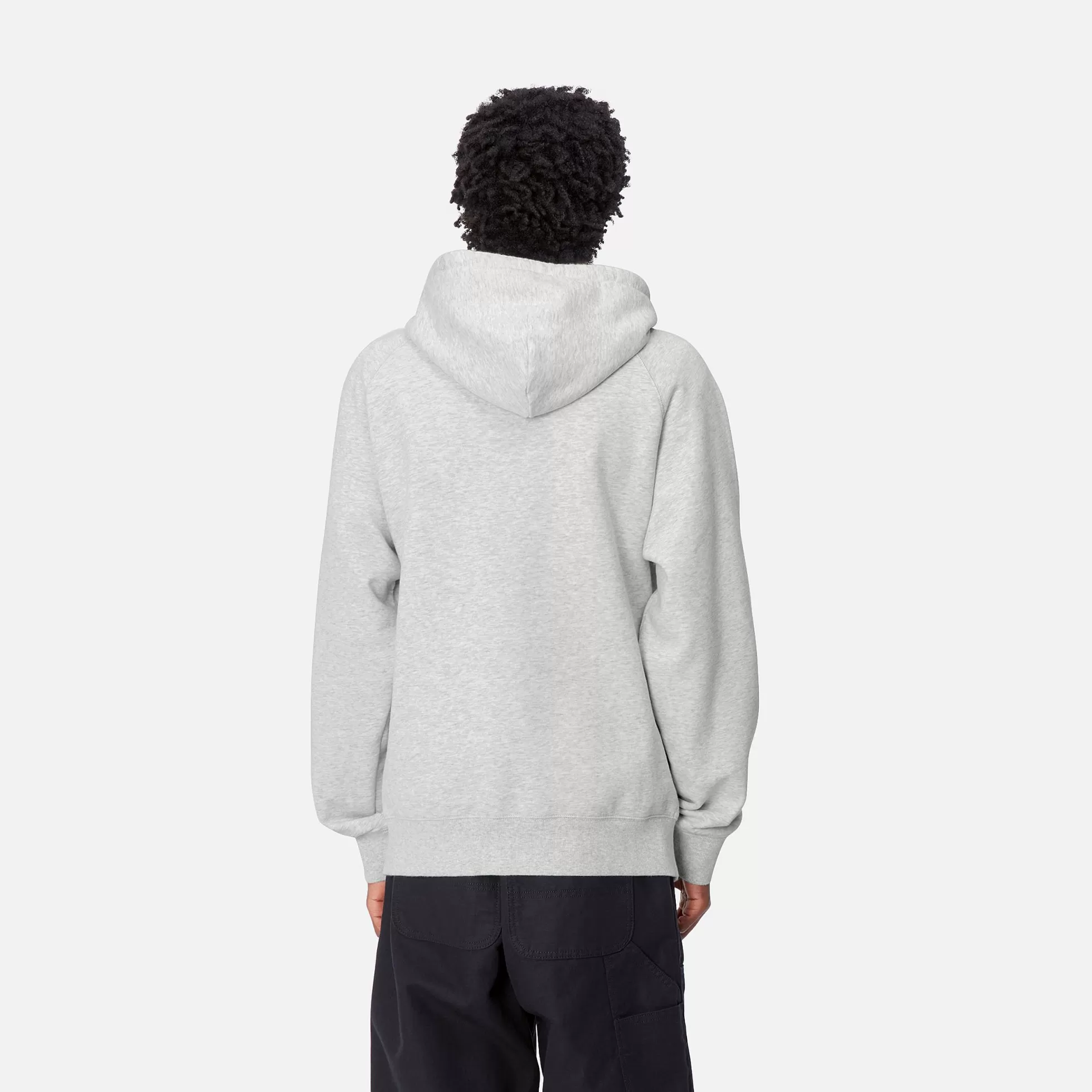 Sweats^Carhartt WIP Hooded Pepe Friends Sweat Ash Heather / Black