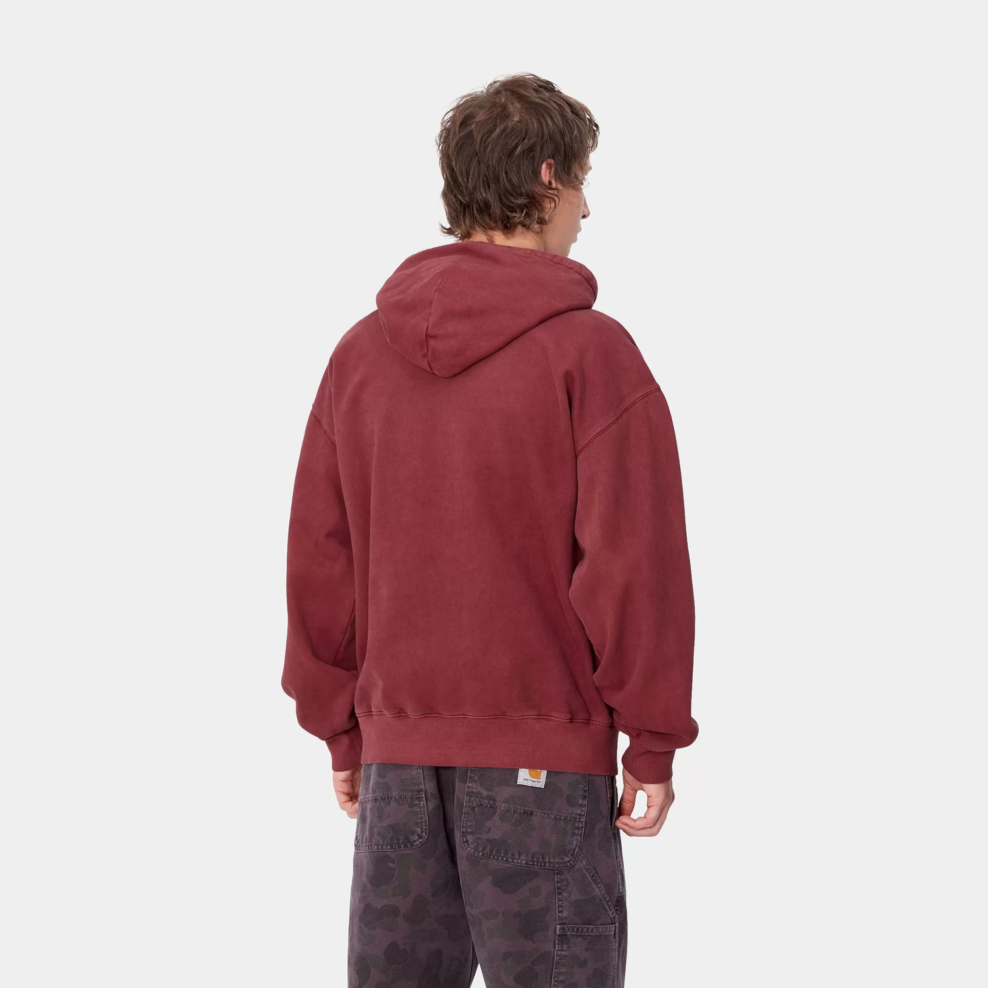 Sweats^Carhartt WIP Hooded Vista Sweat Scarlet