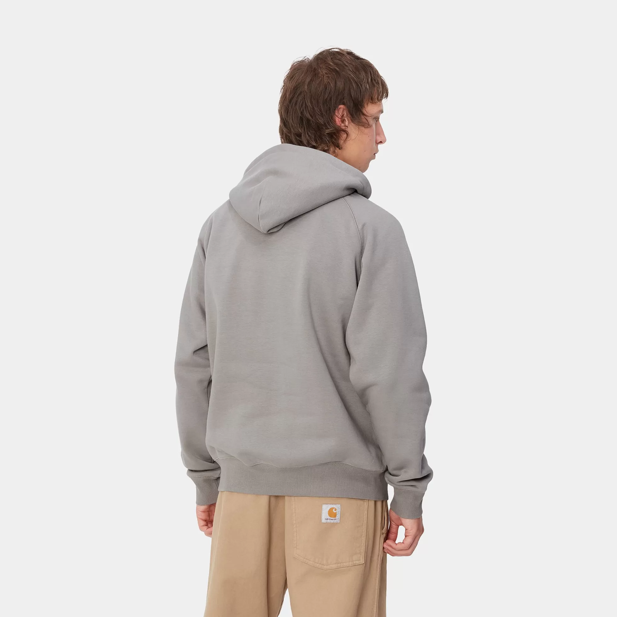 Sweats^Carhartt WIP Hooded Yute Sweat Misty Grey