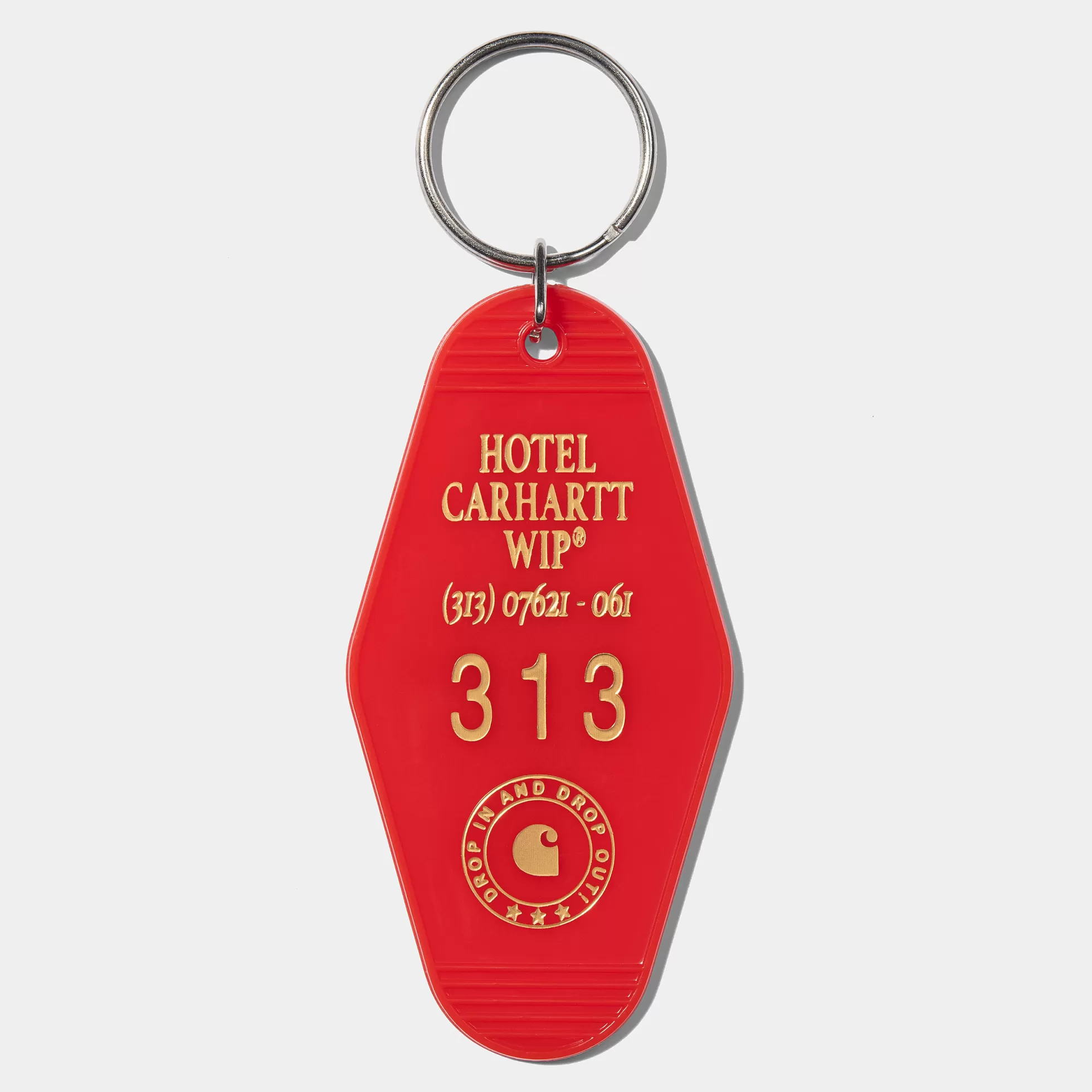 Gadgets | Gadgets^Carhartt WIP Hotel Keys Keychain Scarlet / Winter Spice